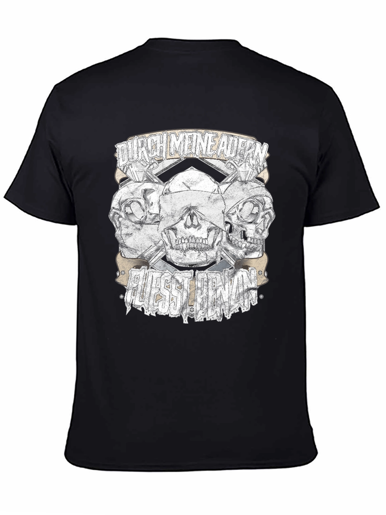 Skull Graphic Black T-Shirt