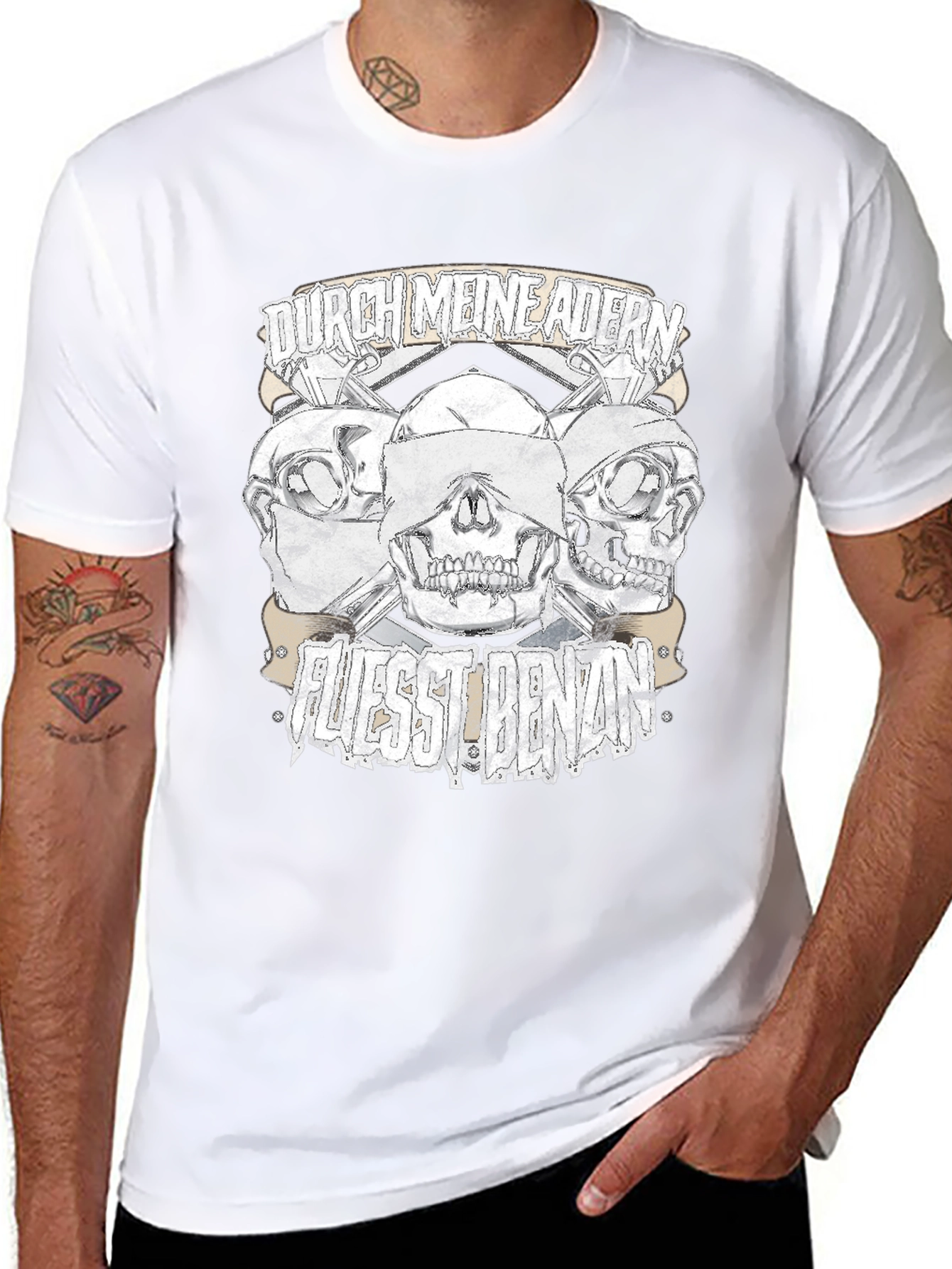 Skull Graphic Black T-Shirt