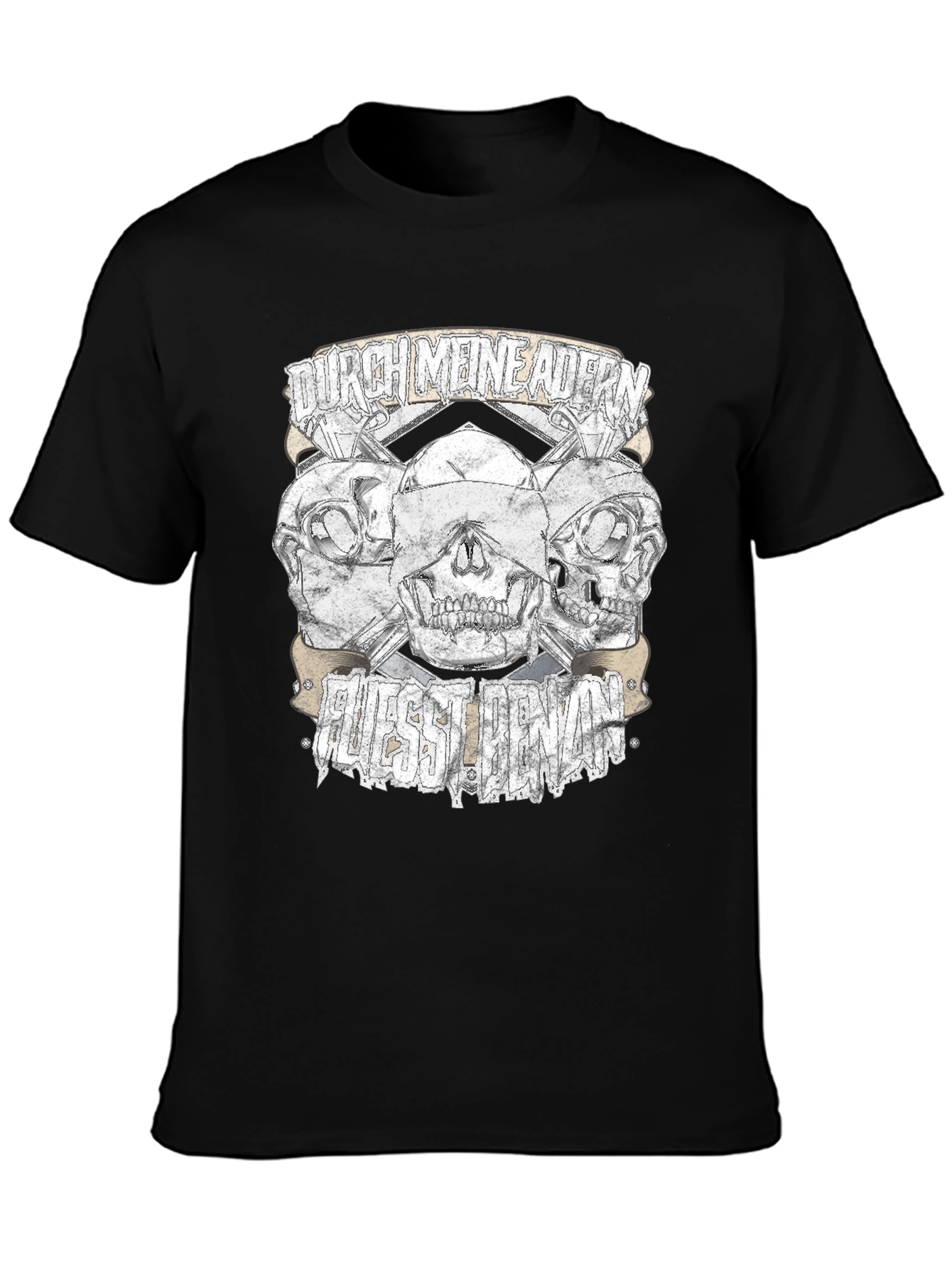 Skull Graphic Black T-Shirt