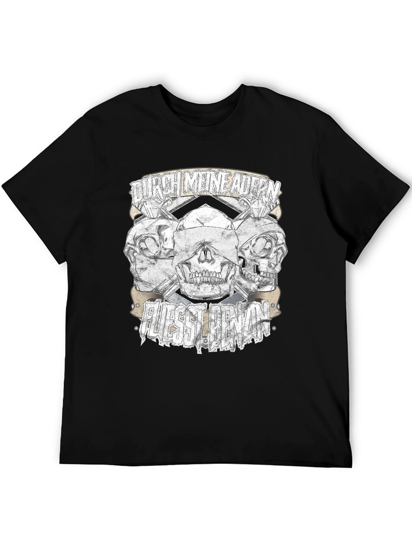 Skull Graphic Black T-Shirt