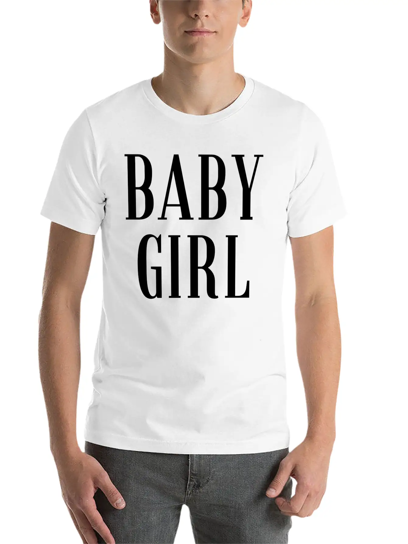 Baby Girl Unisex Short Sleeve Soft Cotton T-Shirt – Casual Everyday Wear