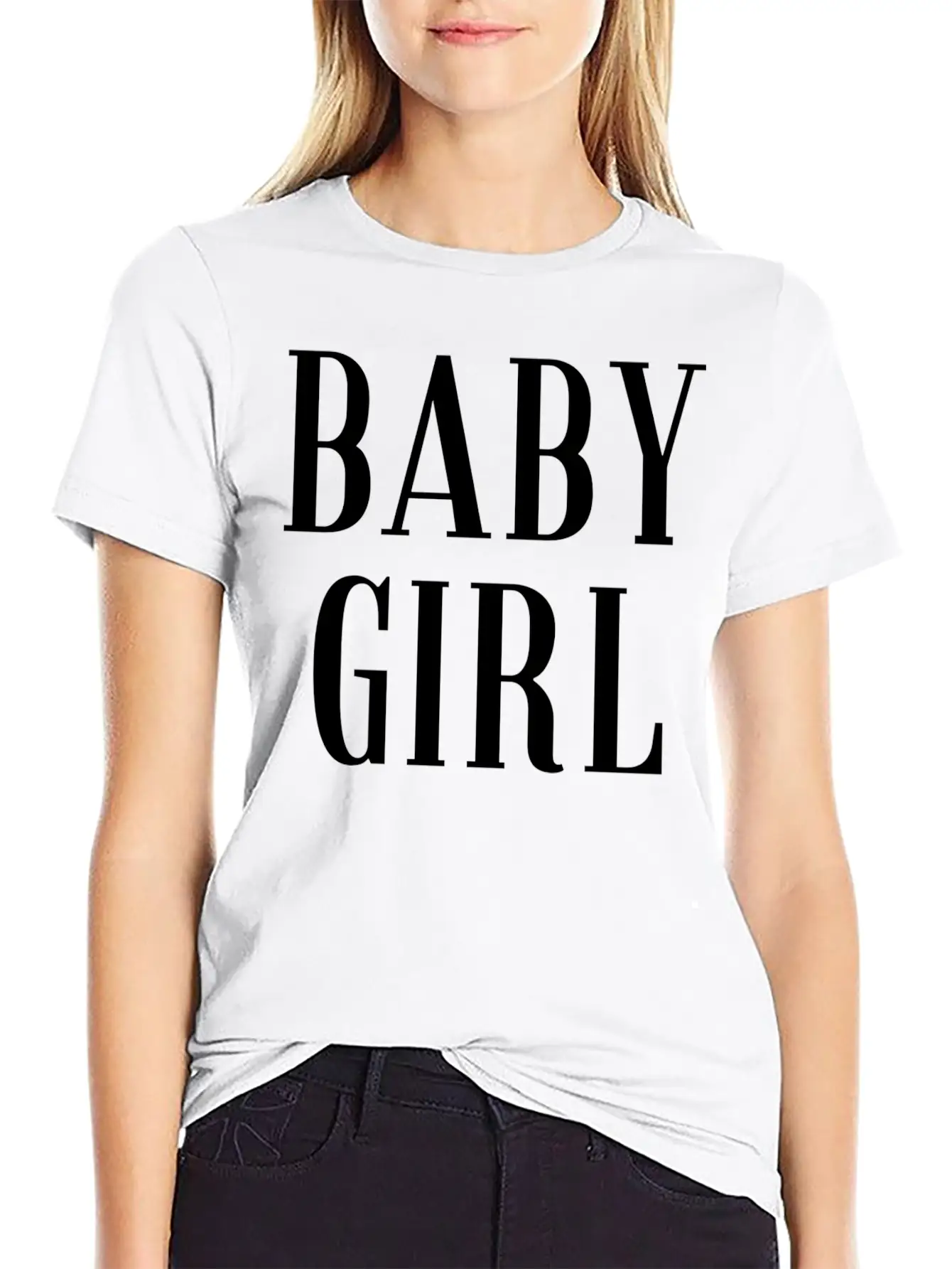 Baby Girl Unisex Short Sleeve Soft Cotton T-Shirt – Casual Everyday Wear