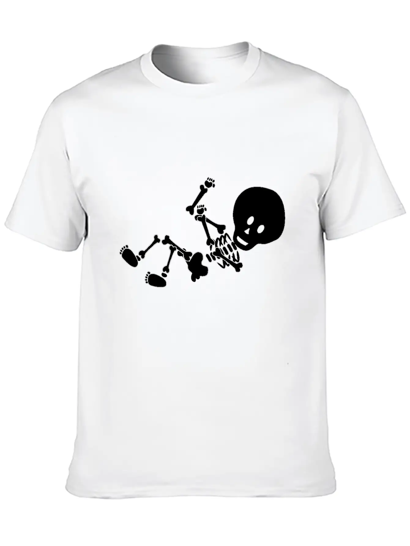 Baby Skeleton Essential Unisex Summer Tee – Soft Cotton Casual Fit