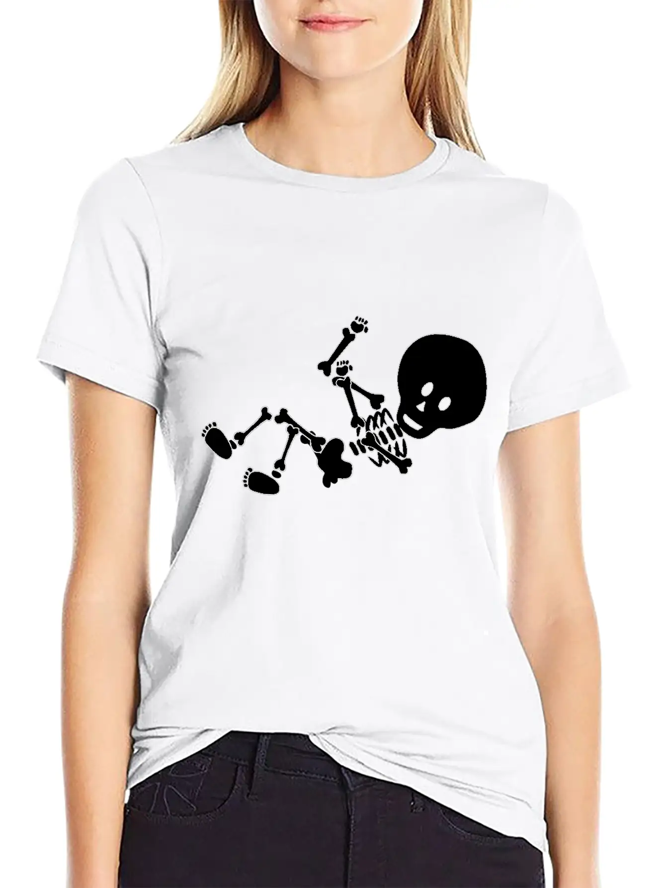 Baby Skeleton Essential Unisex Summer Tee – Soft Cotton Casual Fit