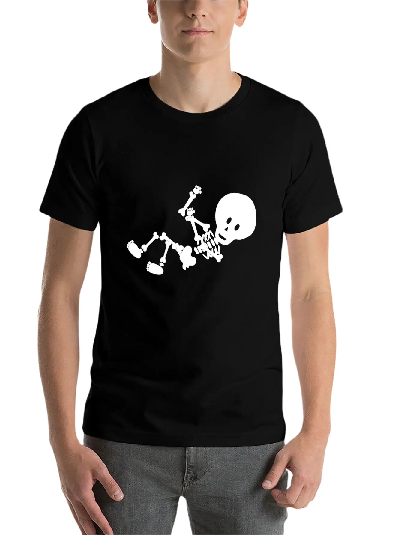 Baby Skeleton Essential Unisex Summer Tee – Soft Cotton Casual Fit