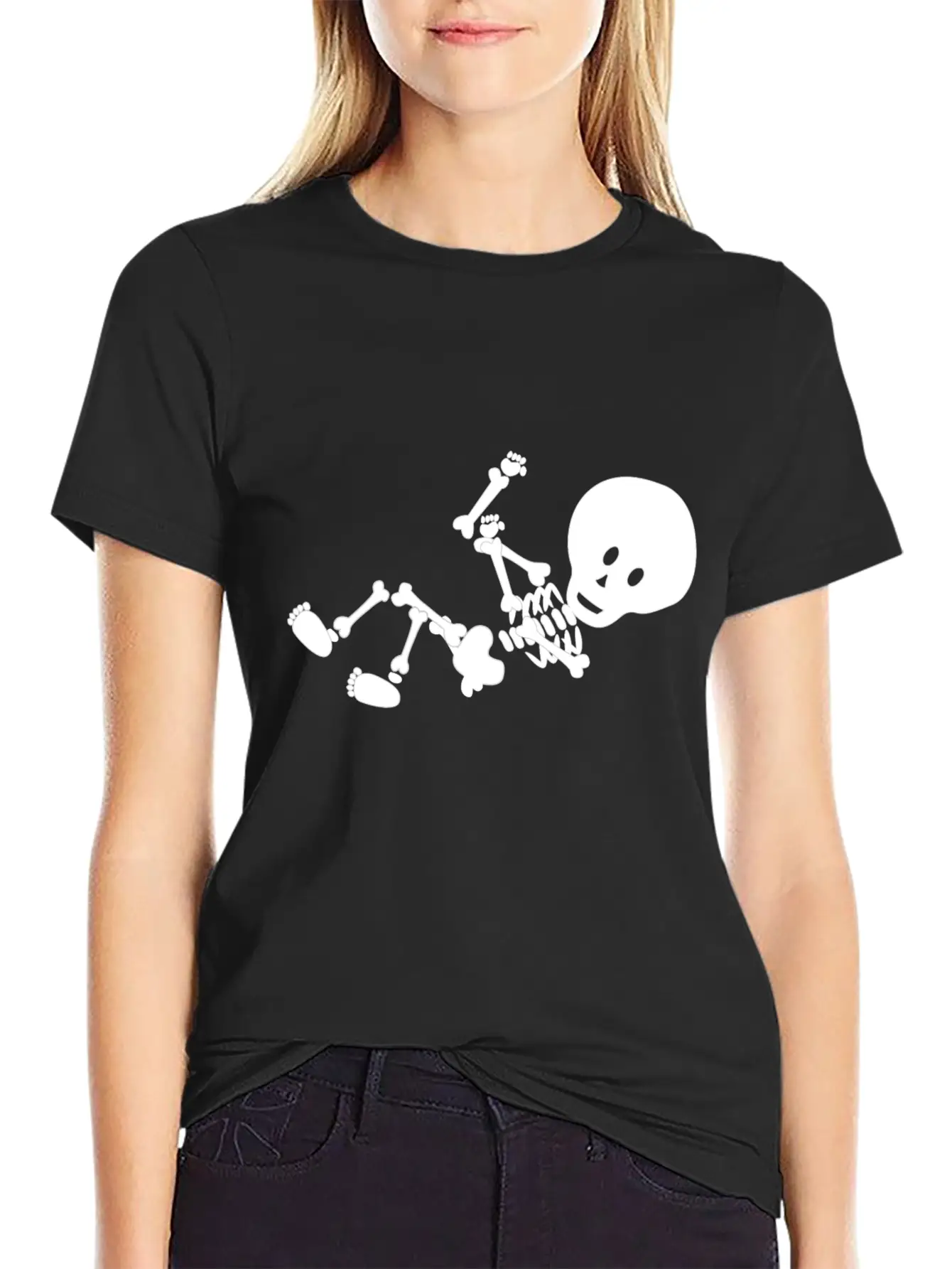 Baby Skeleton Essential Unisex Summer Tee – Soft Cotton Casual Fit