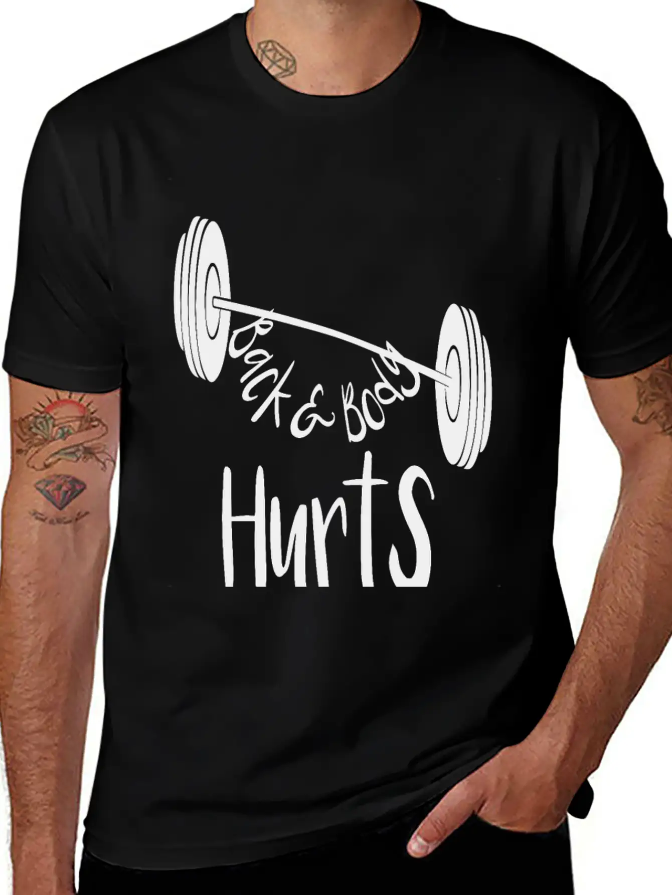 Back And Body Hurt Stylish Everyday T-Shirt – Unisex Basic Cotton Tee