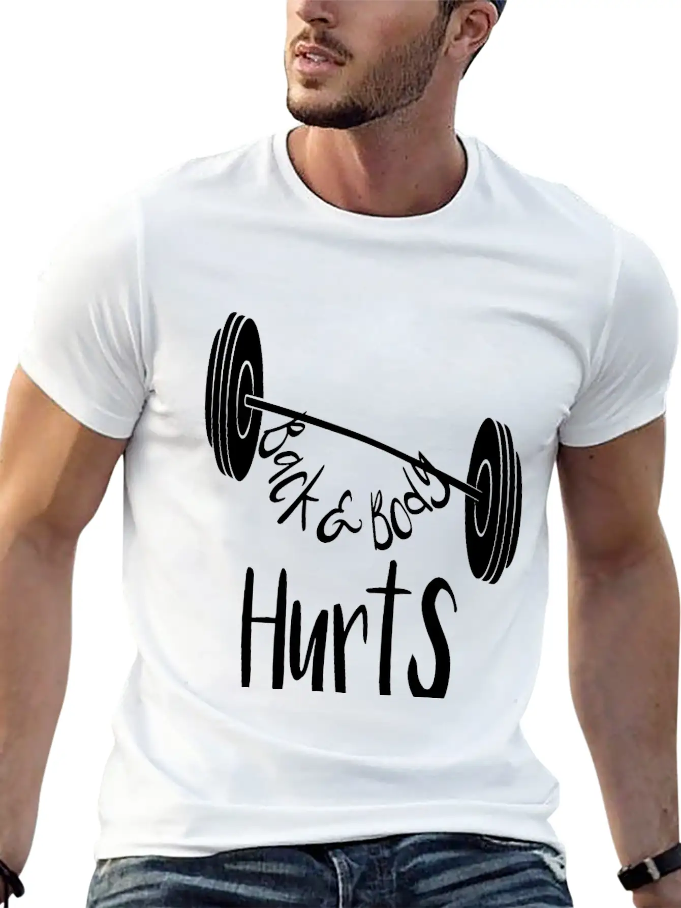 Back And Body Hurt Stylish Everyday T-Shirt – Unisex Basic Cotton Tee