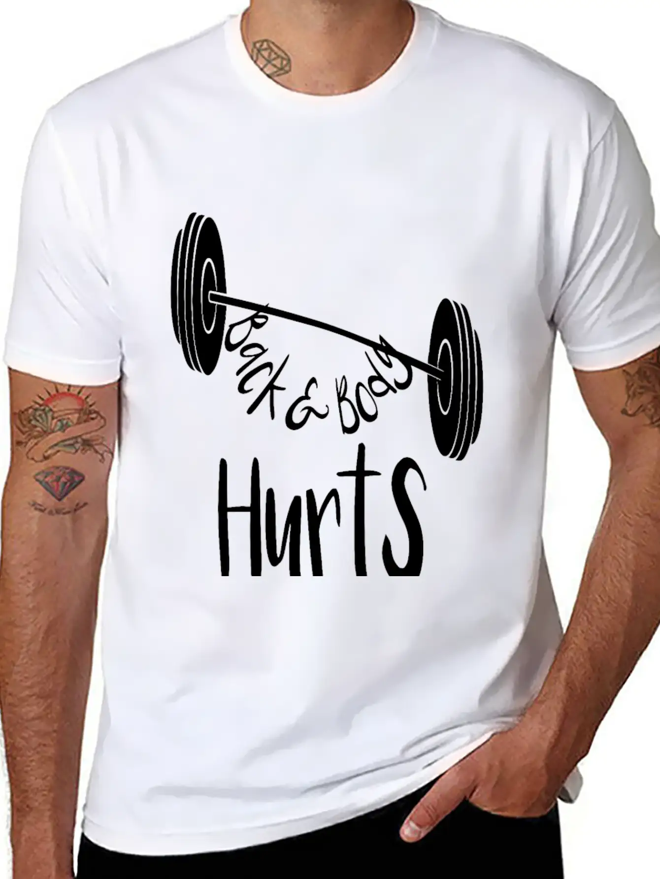 Back And Body Hurt Stylish Everyday T-Shirt – Unisex Basic Cotton Tee
