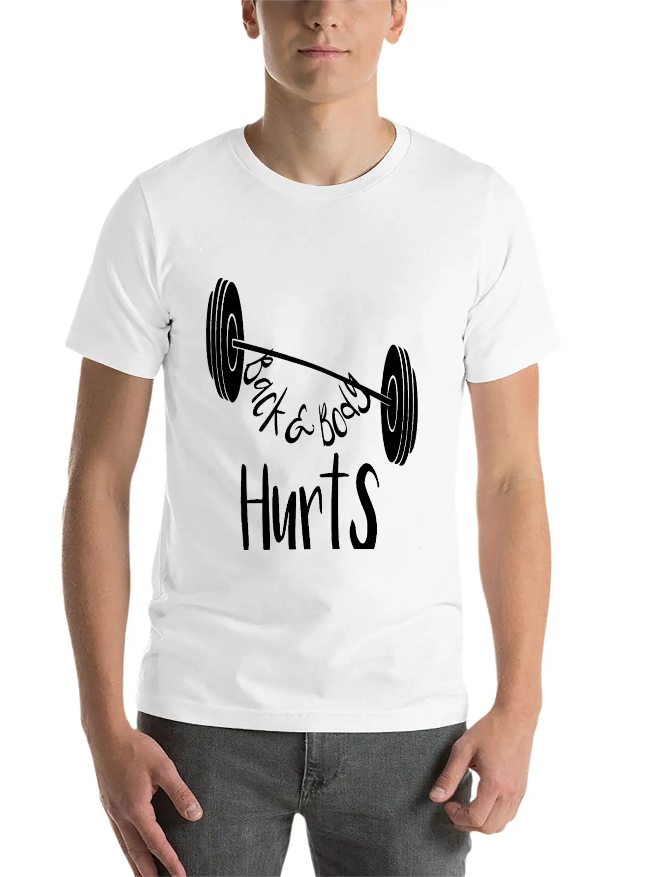 Back And Body Hurt Stylish Everyday T-Shirt – Unisex Basic Cotton Tee