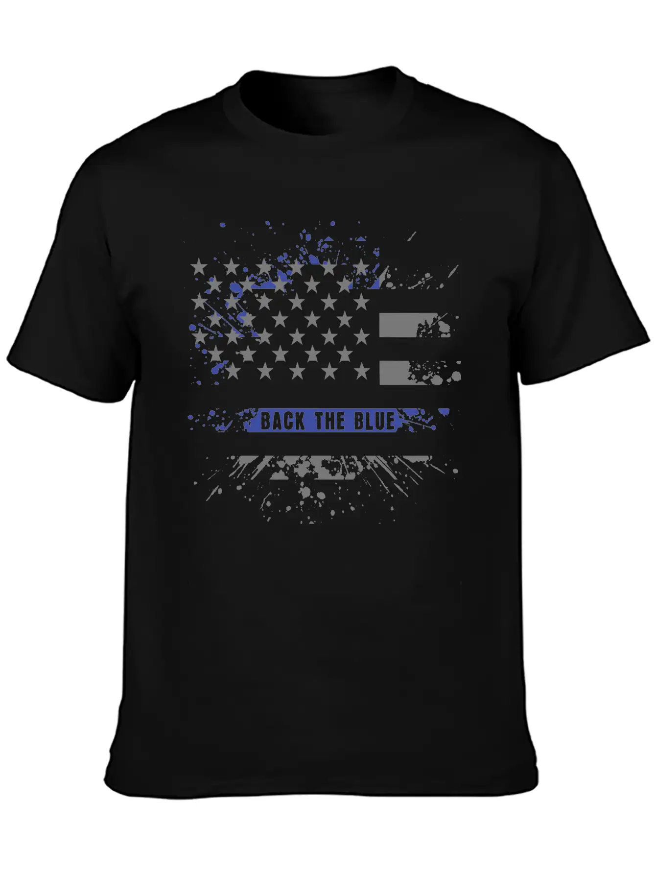 Back The Blue Stylish Everyday T-Shirt – Unisex Basic Cotton Tee