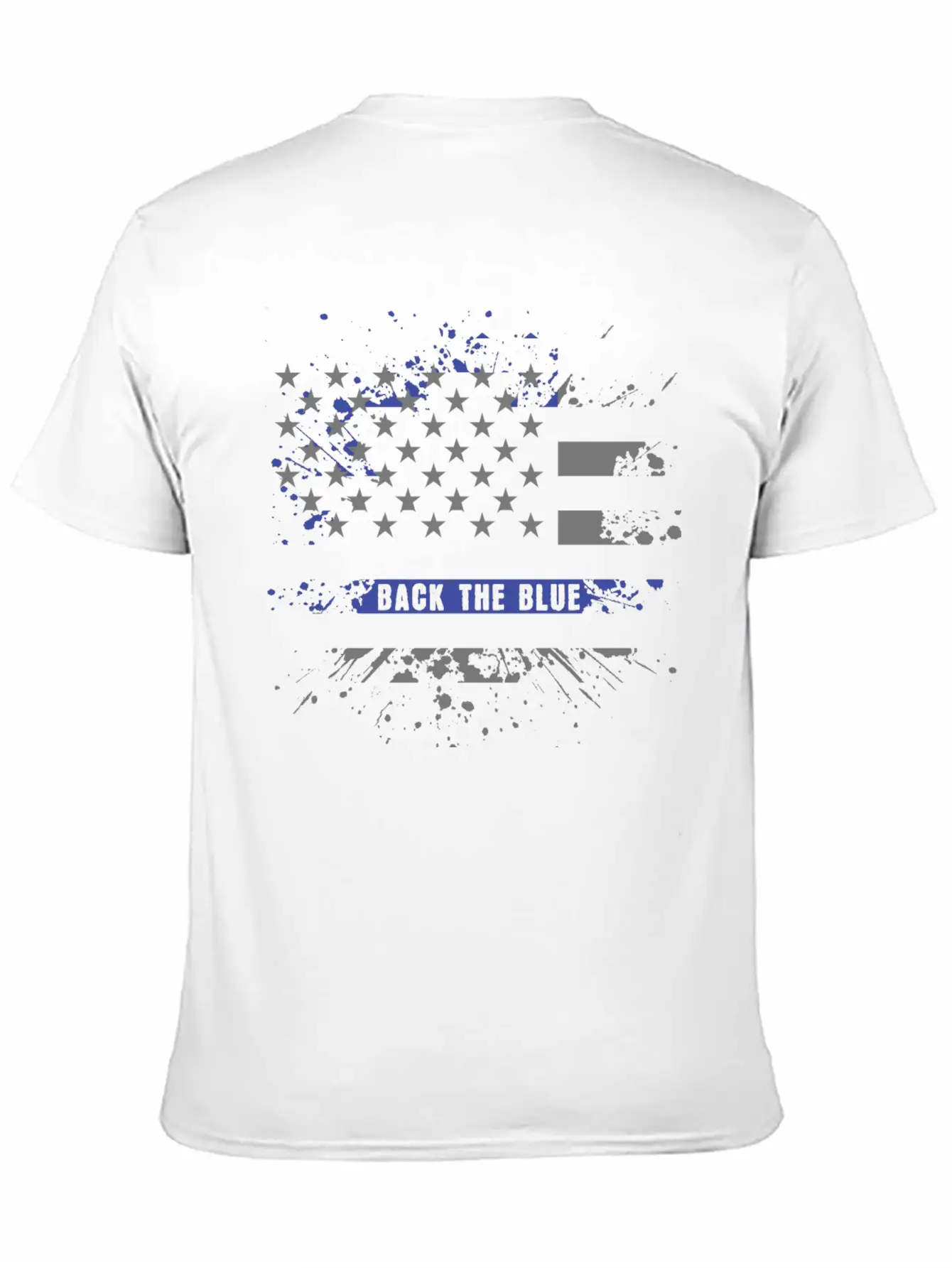 Back The Blue Stylish Everyday T-Shirt – Unisex Basic Cotton Tee