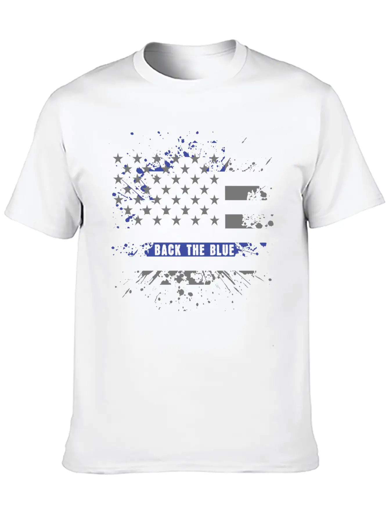 Back The Blue Stylish Everyday T-Shirt – Unisex Basic Cotton Tee