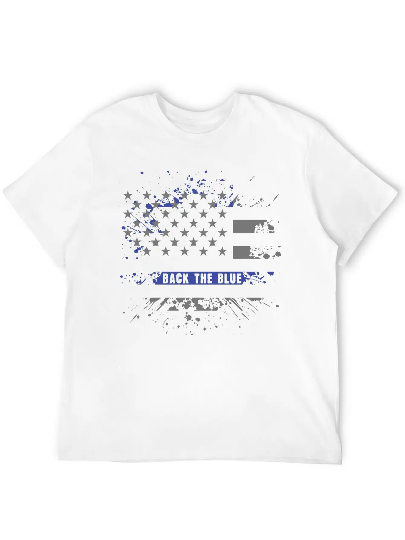 Back The Blue Stylish Everyday T-Shirt – Unisex Basic Cotton Tee