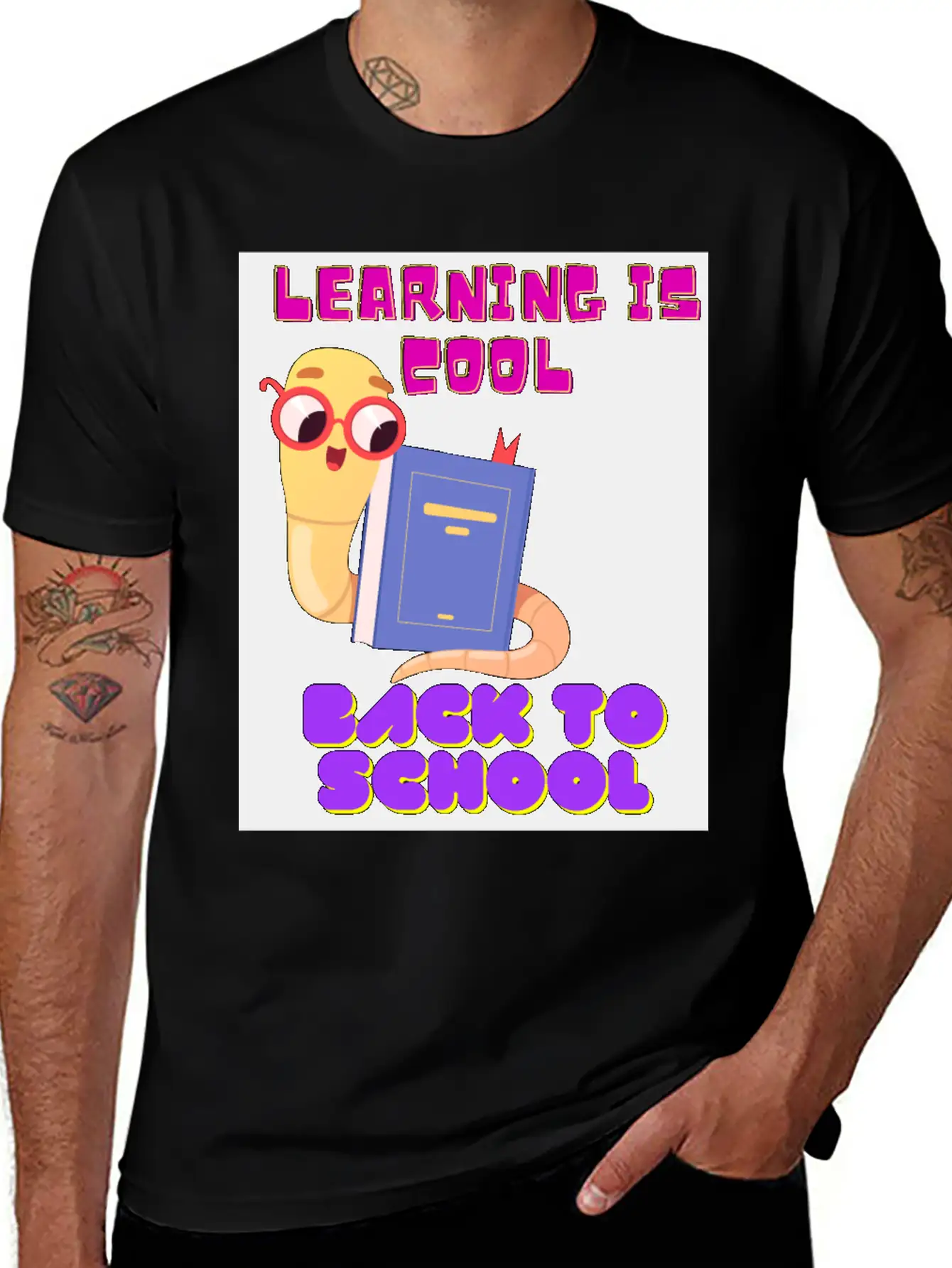 Back To School, LEARNING IS COOL BACK TO SCHOOL, Timeless Short Sleeve Tee – Comfy And Minimalist Design