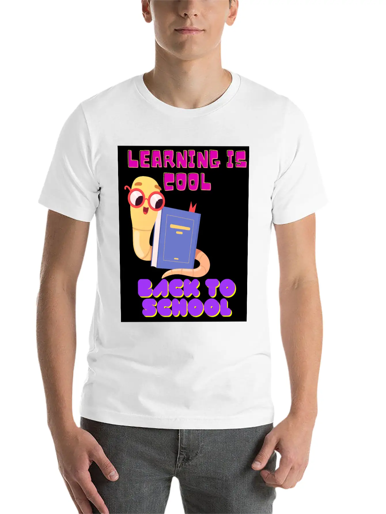 Back To School, LEARNING IS COOL BACK TO SCHOOL, Timeless Short Sleeve Tee – Comfy And Minimalist Design
