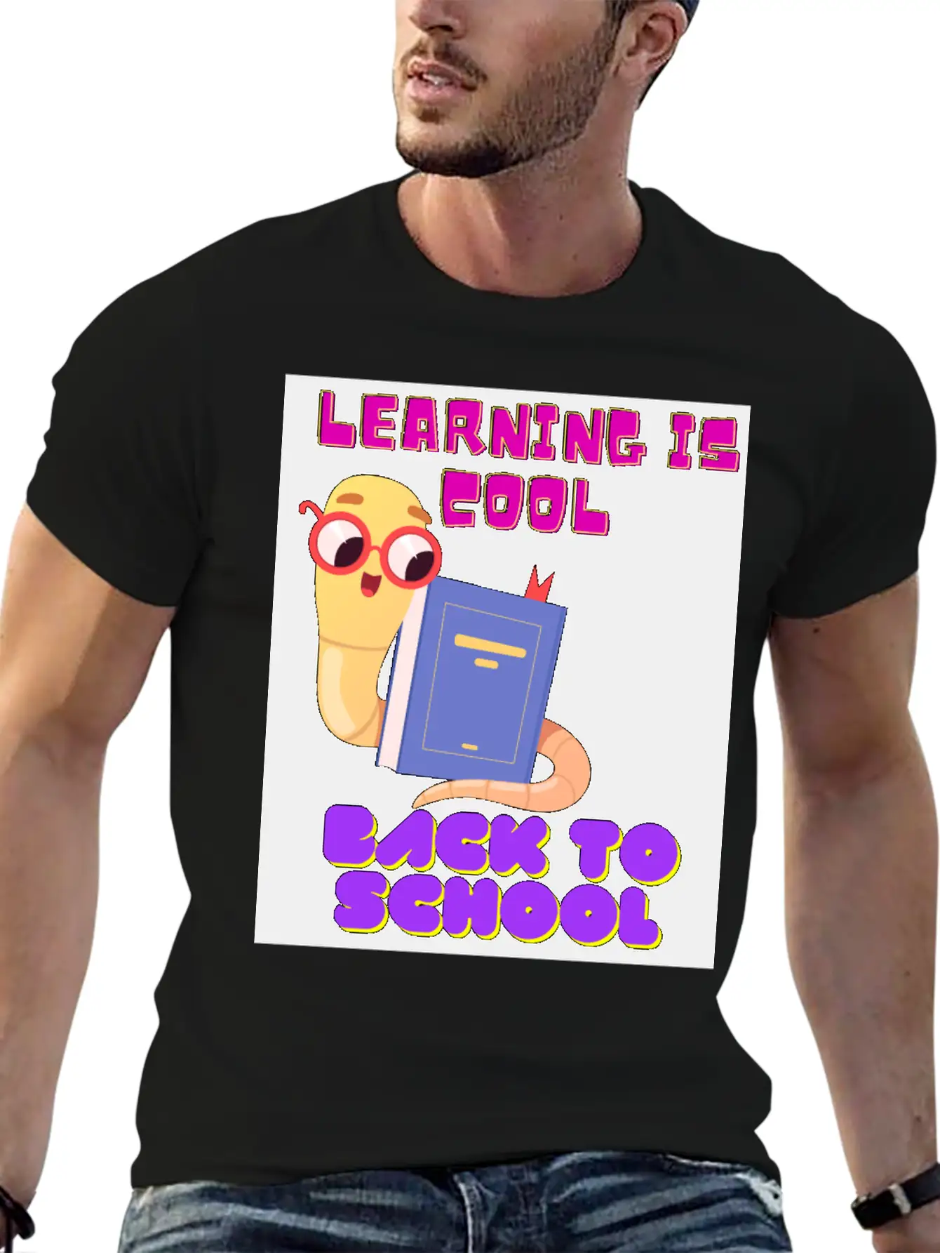 Back To School, LEARNING IS COOL BACK TO SCHOOL, Timeless Short Sleeve Tee – Comfy And Minimalist Design