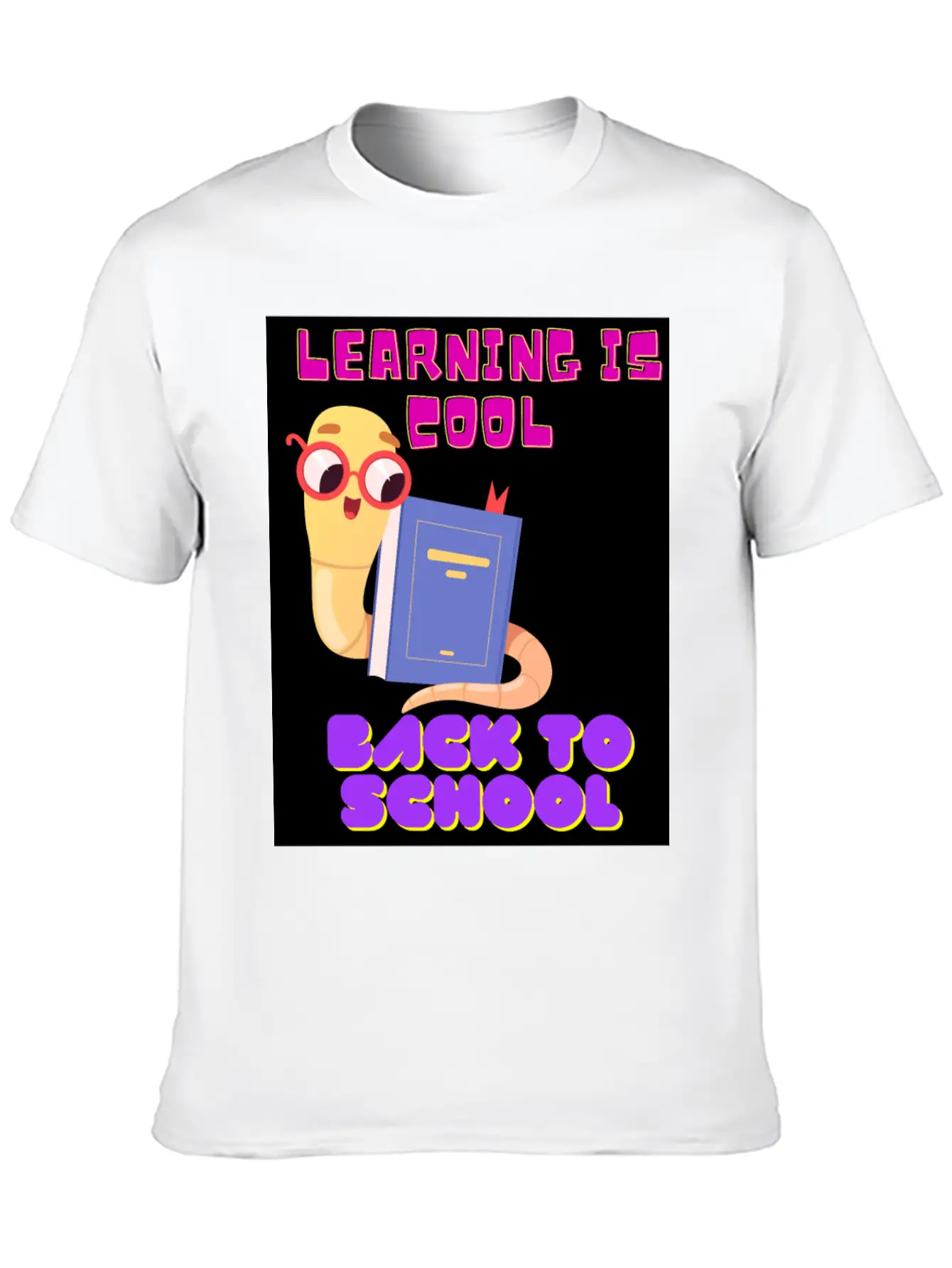 Back To School, LEARNING IS COOL BACK TO SCHOOL, Timeless Short Sleeve Tee – Comfy And Minimalist Design