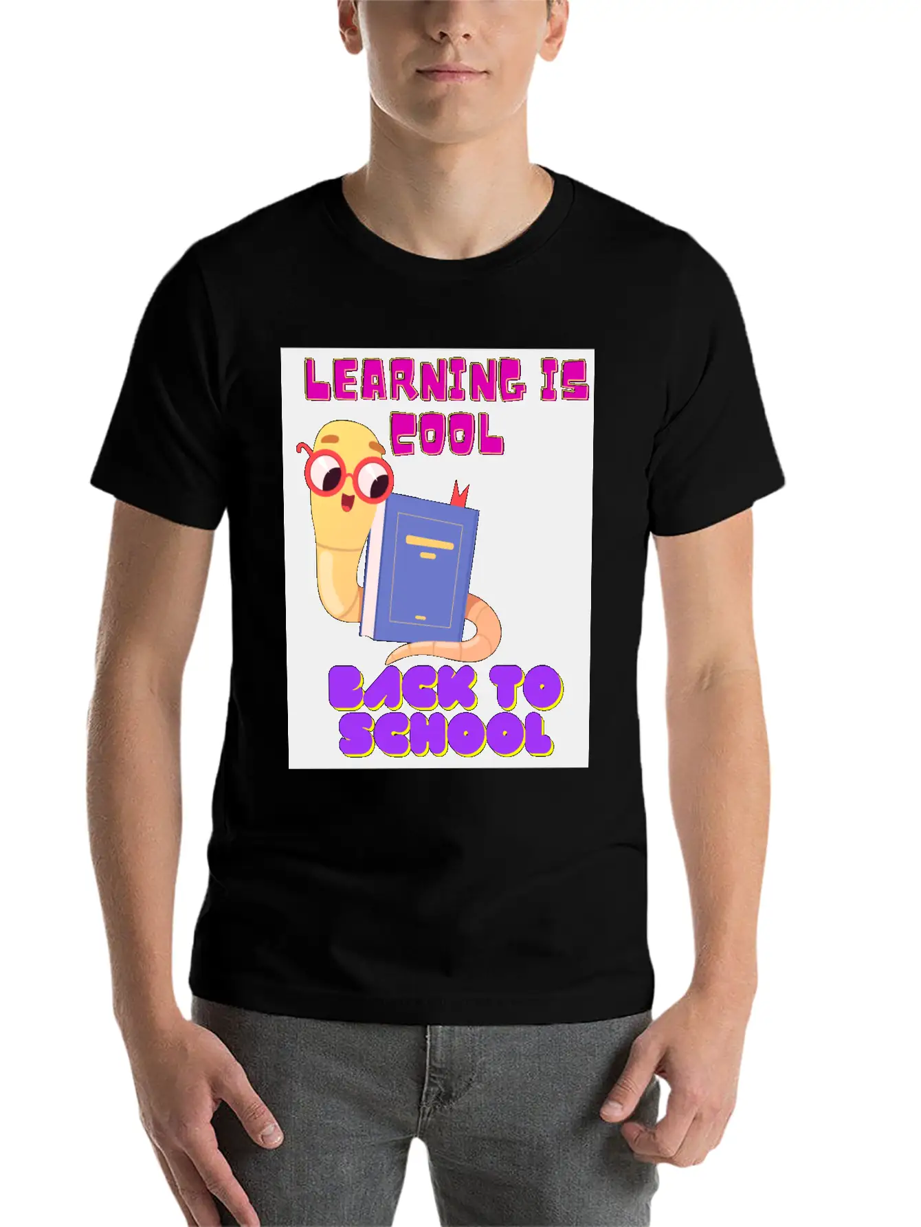 Back To School, LEARNING IS COOL BACK TO SCHOOL, Timeless Short Sleeve Tee – Comfy And Minimalist Design