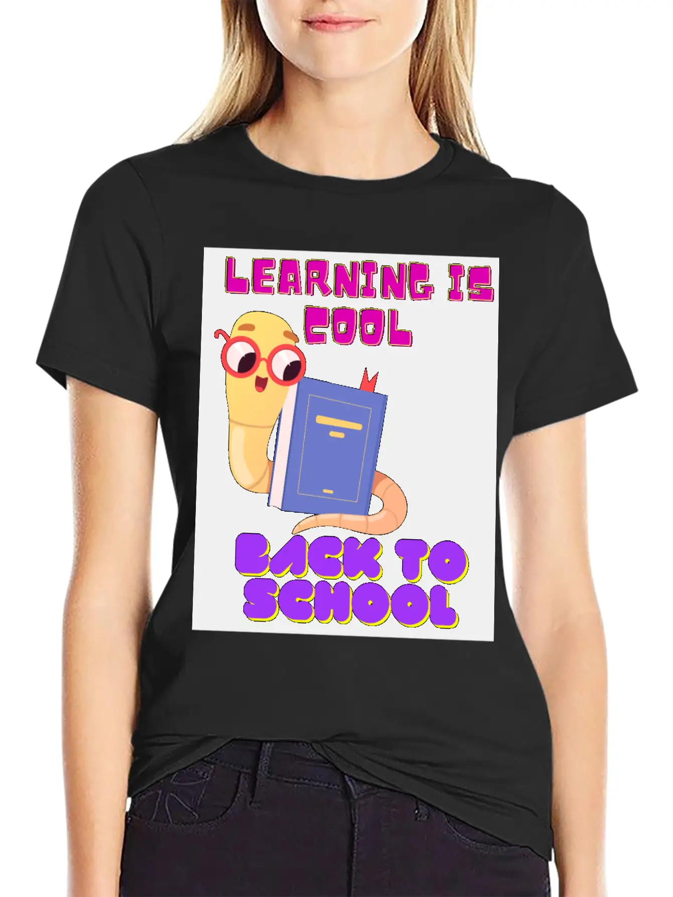 Back To School, LEARNING IS COOL BACK TO SCHOOL, Timeless Short Sleeve Tee – Comfy And Minimalist Design