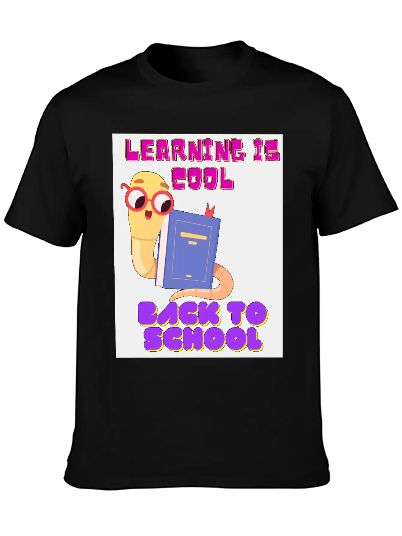 Back To School, LEARNING IS COOL BACK TO SCHOOL, Timeless Short Sleeve Tee – Comfy And Minimalist Design
