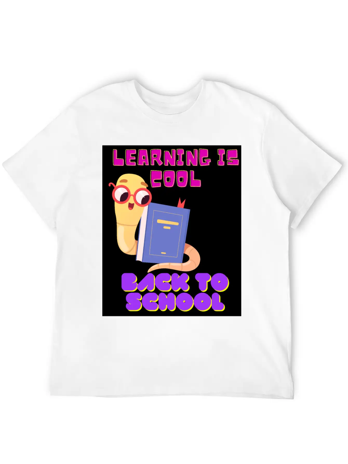 Back To School, LEARNING IS COOL BACK TO SCHOOL, Timeless Short Sleeve Tee – Comfy And Minimalist Design