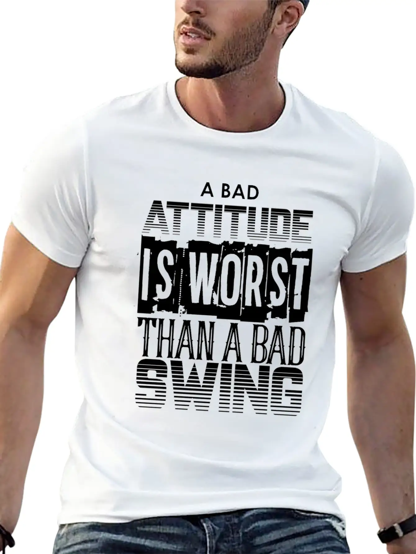 Bad Attitude Stylish Everyday T-Shirt – Unisex Basic Cotton Tee