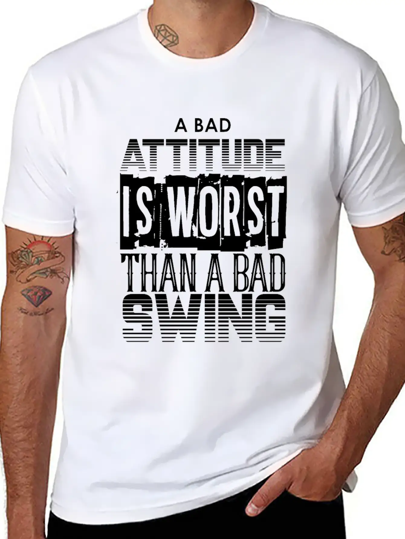 Bad Attitude Stylish Everyday T-Shirt – Unisex Basic Cotton Tee