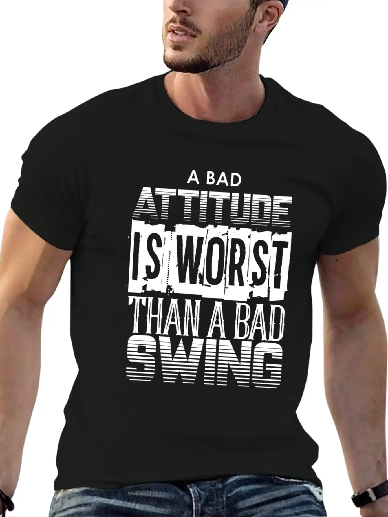 Bad Attitude Stylish Everyday T-Shirt – Unisex Basic Cotton Tee