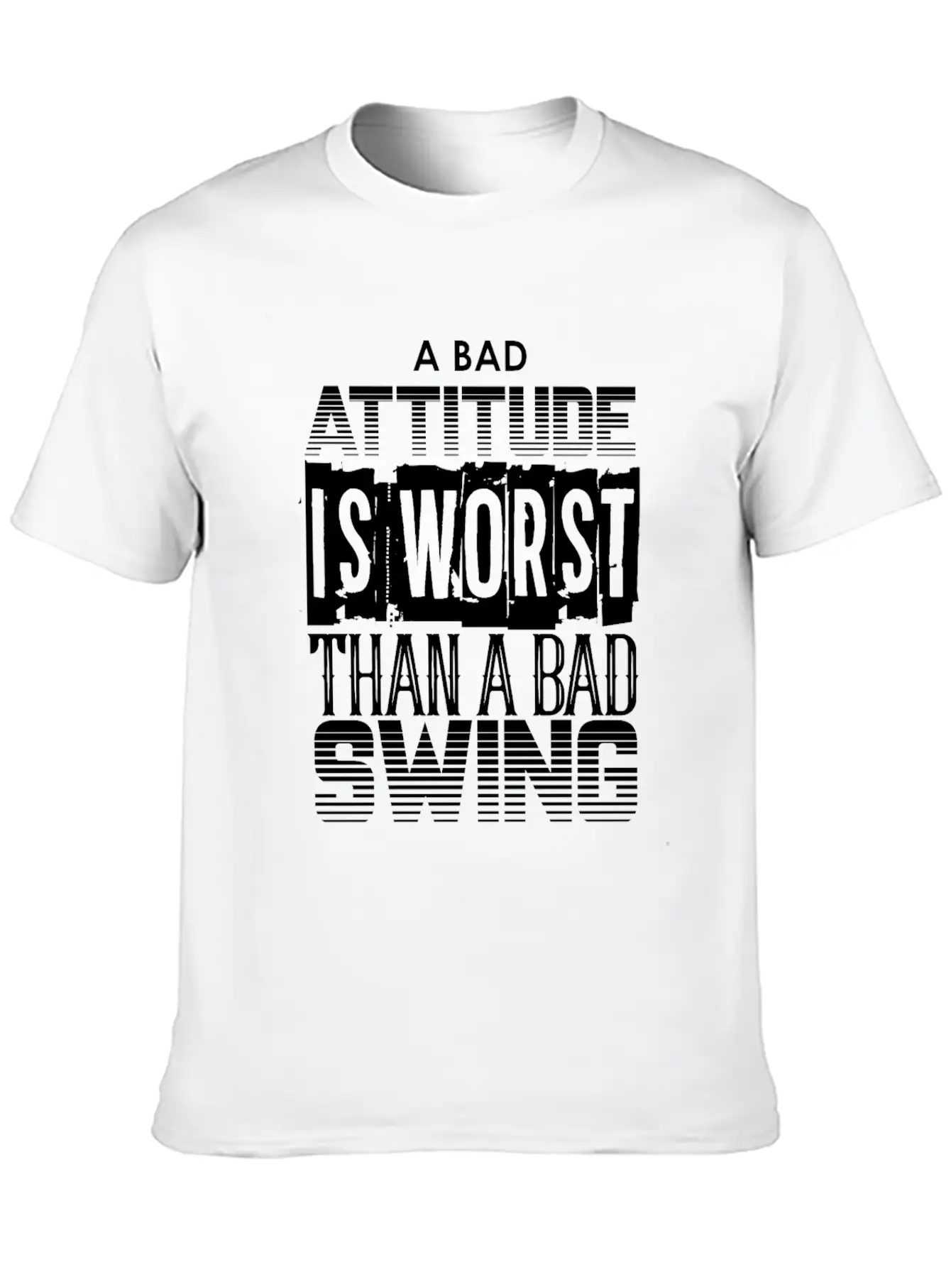 Bad Attitude Stylish Everyday T-Shirt – Unisex Basic Cotton Tee