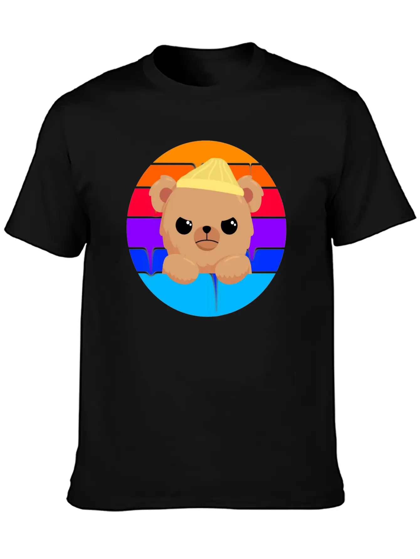 Bad Little Bear Essential Unisex Summer Tee – Soft Cotton Casual Fit