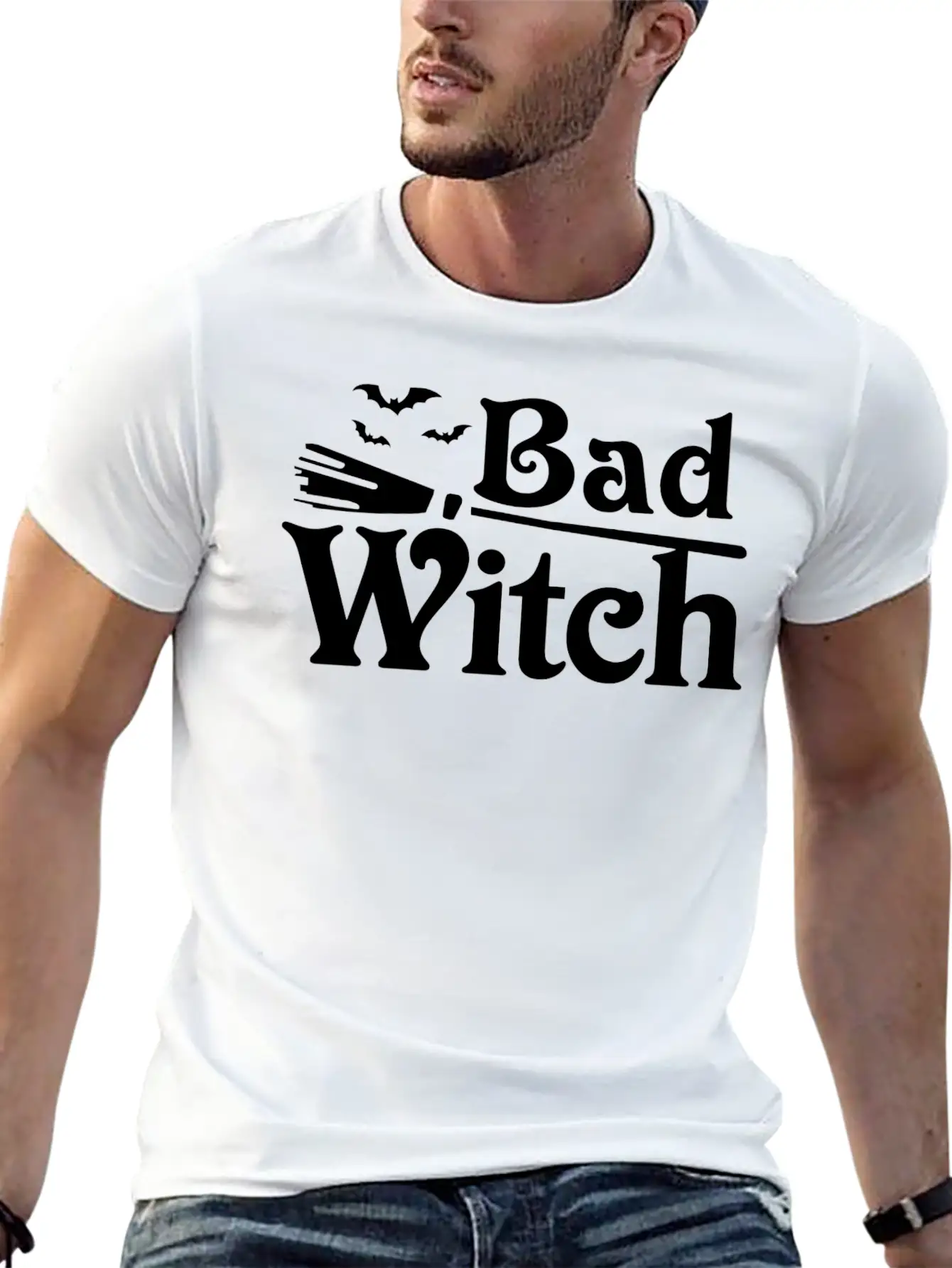 Bad Witch Music Unisex Short Sleeve Soft Cotton T-Shirt – Casual Everyday Wear