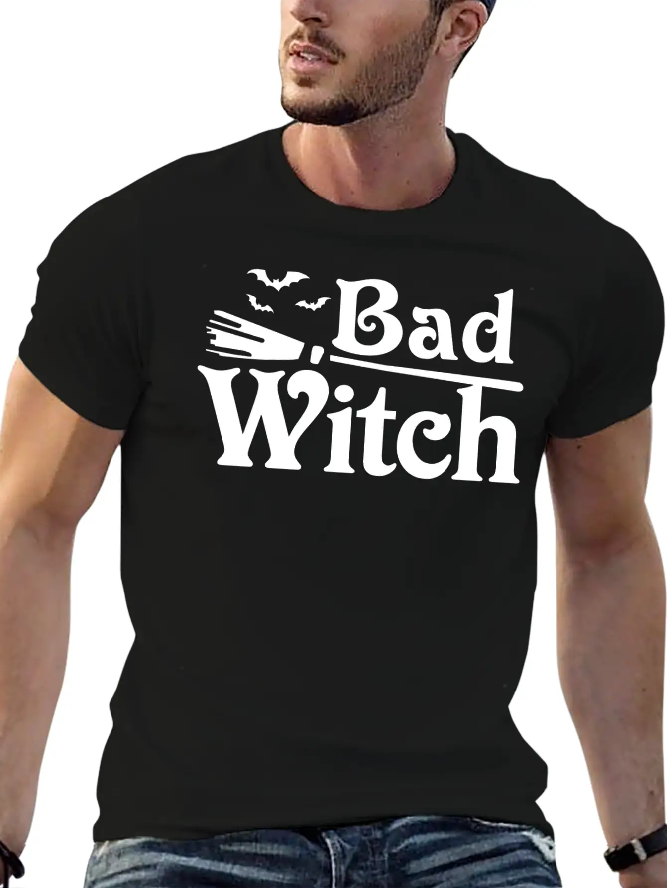 Bad Witch Music Unisex Short Sleeve Soft Cotton T-Shirt – Casual Everyday Wear