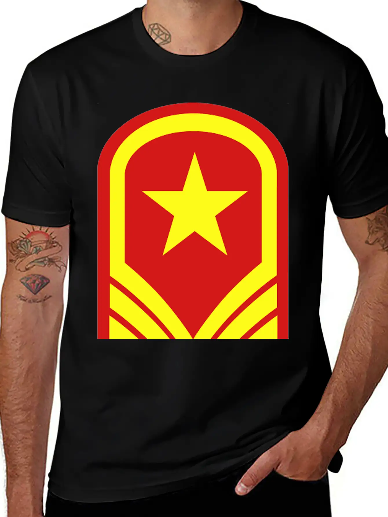 Badge Stylish Everyday T-Shirt – Unisex Basic Cotton Tee