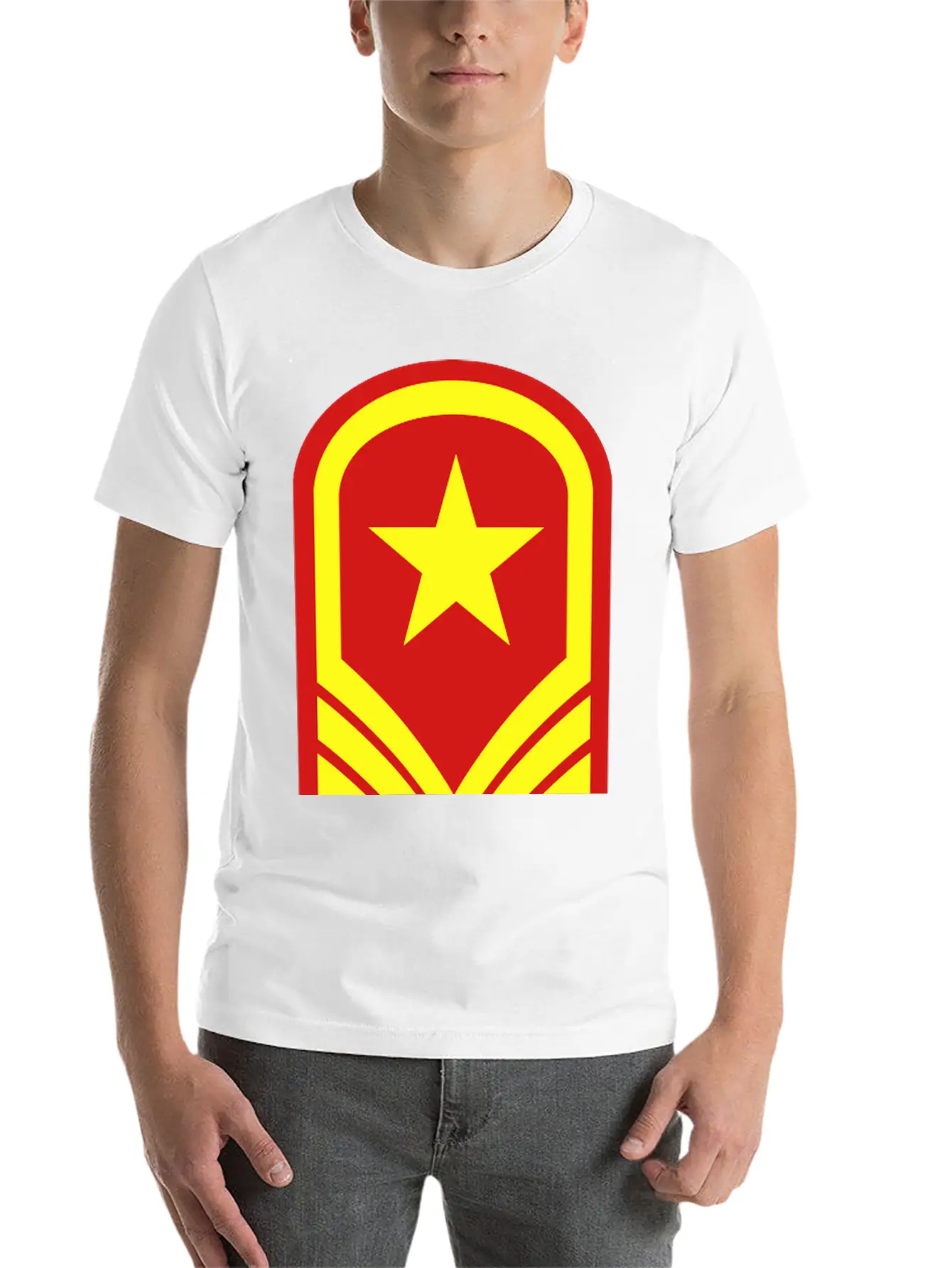 Badge Stylish Everyday T-Shirt – Unisex Basic Cotton Tee