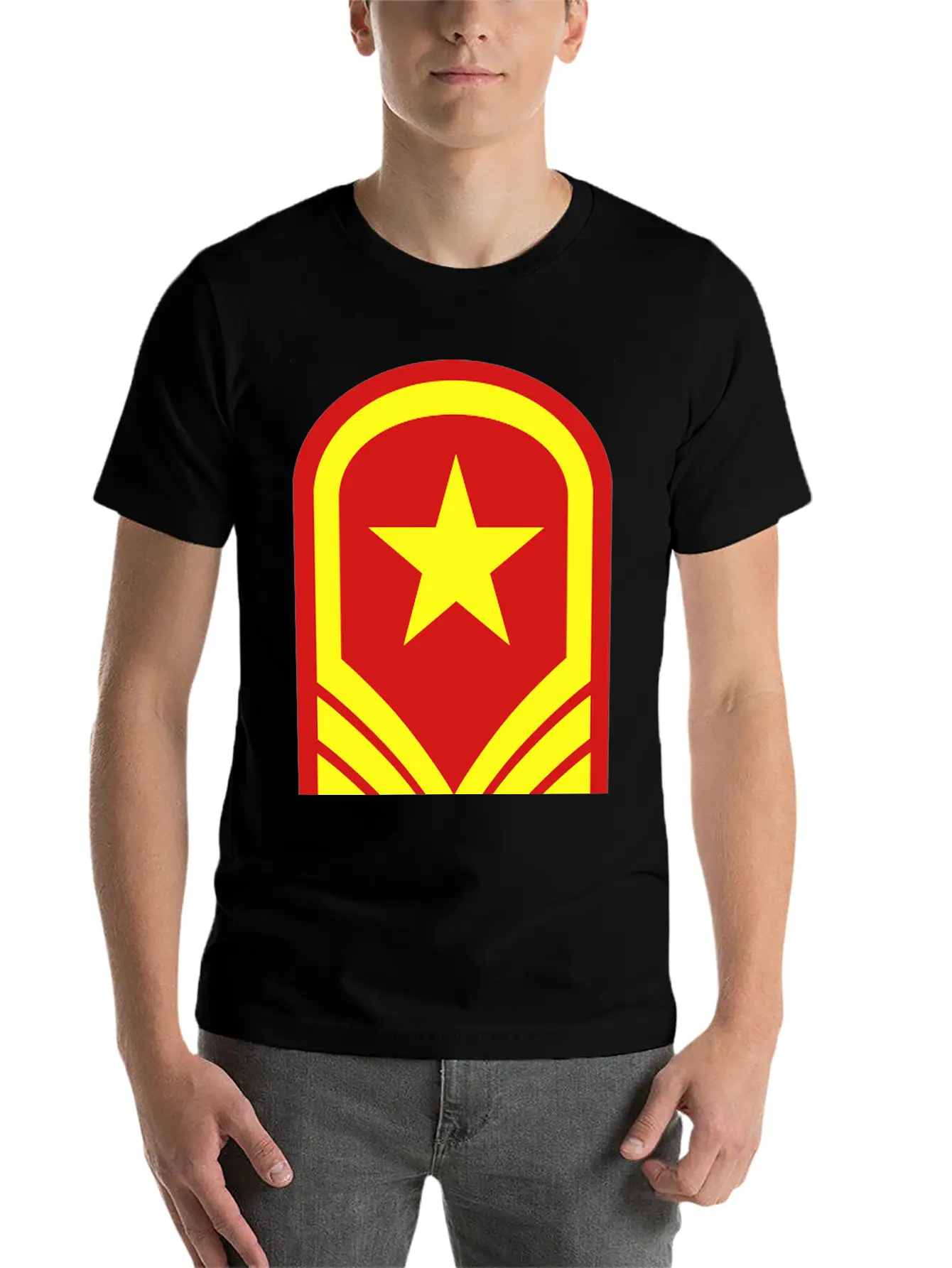 Badge Stylish Everyday T-Shirt – Unisex Basic Cotton Tee
