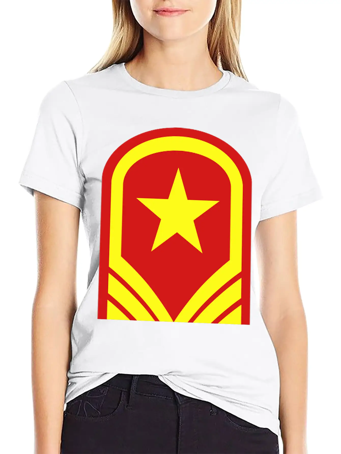 Badge Stylish Everyday T-Shirt – Unisex Basic Cotton Tee