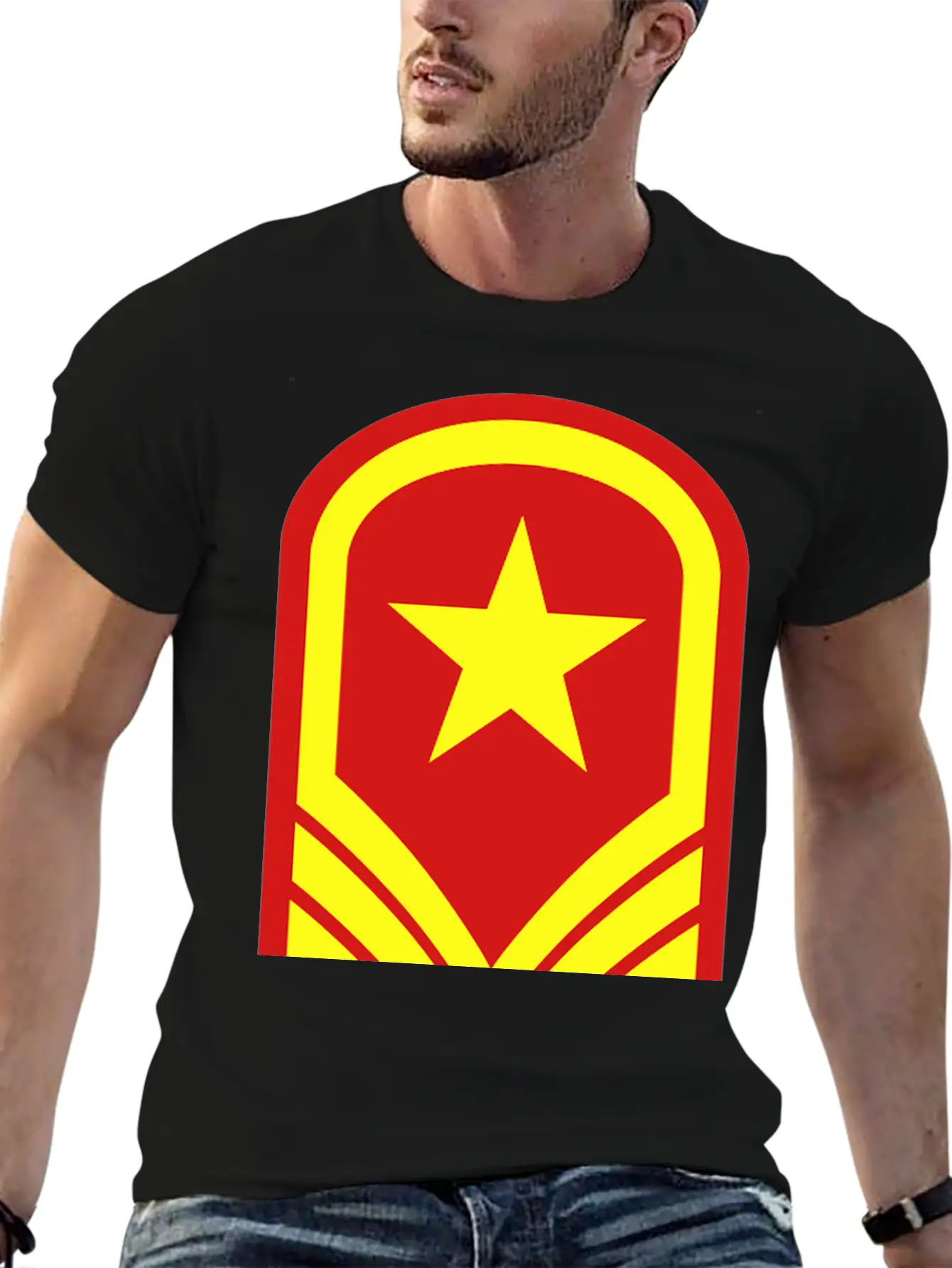 Badge Stylish Everyday T-Shirt – Unisex Basic Cotton Tee