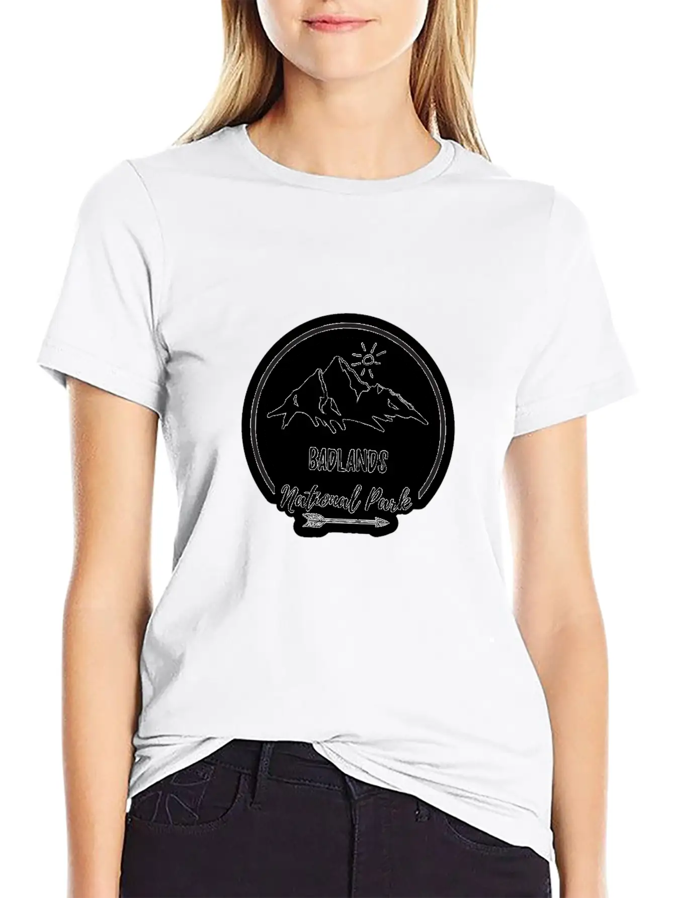 Badlands South Dakota Clothing Unisex Short Sleeve Soft Cotton T-Shirt – Casual Everyday Wear