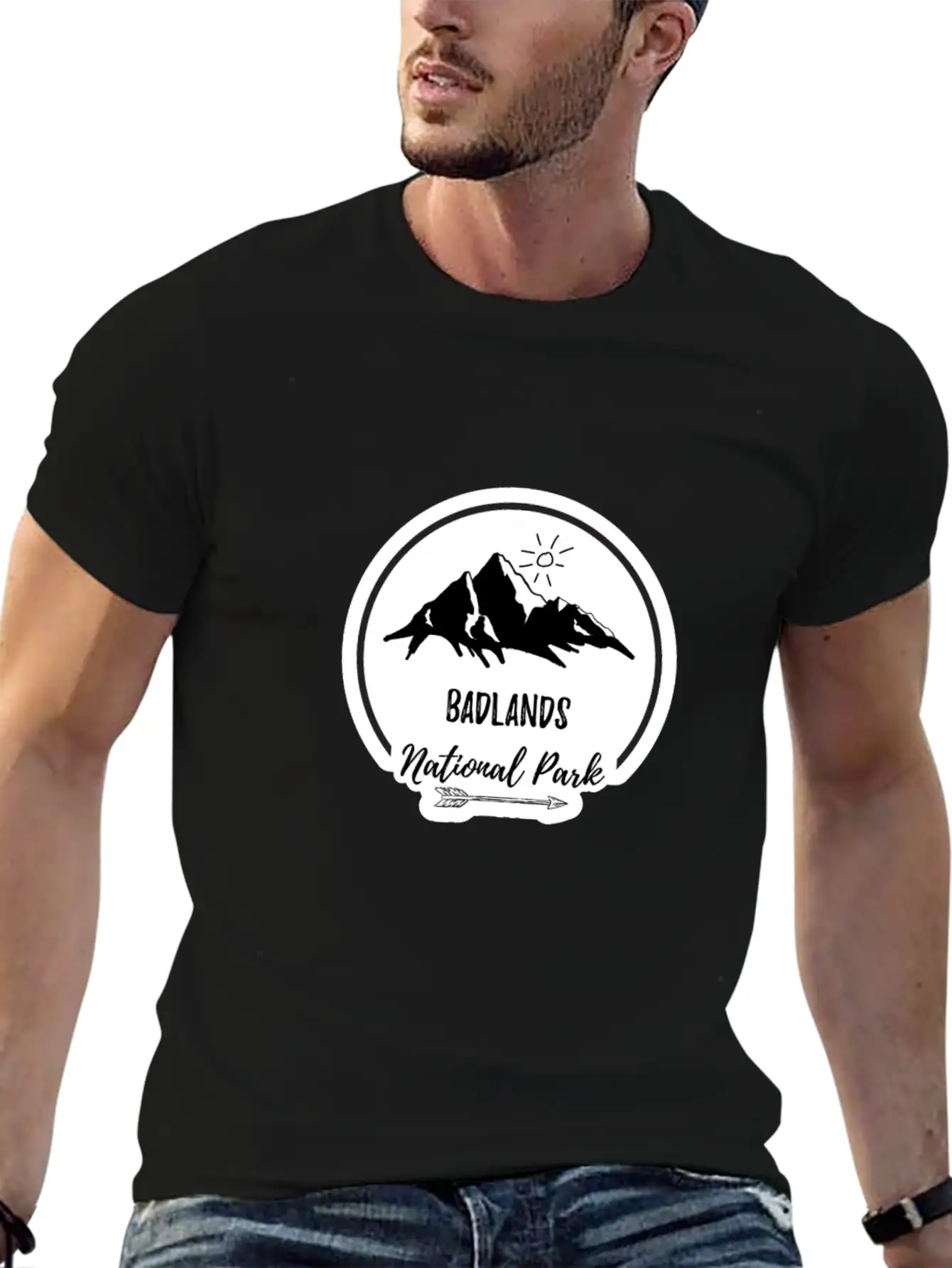 Badlands South Dakota Clothing Unisex Short Sleeve Soft Cotton T-Shirt – Casual Everyday Wear