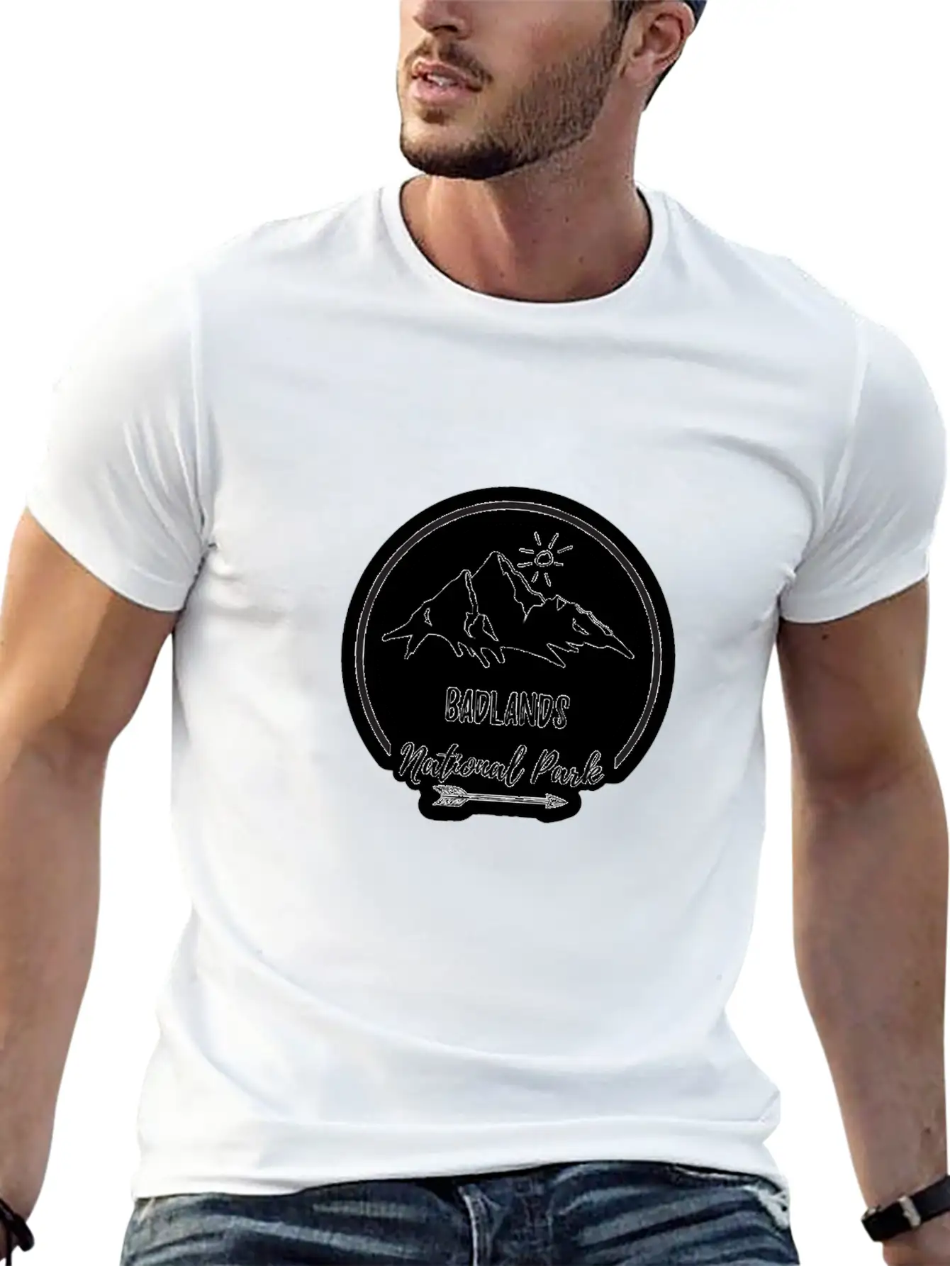 Badlands South Dakota Clothing Unisex Short Sleeve Soft Cotton T-Shirt – Casual Everyday Wear