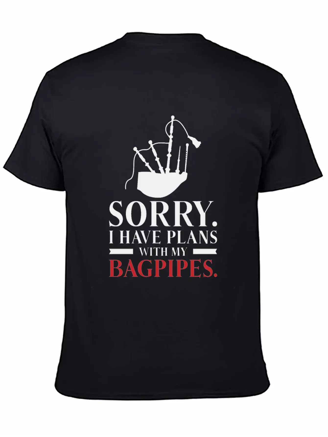 Bagpiper Bagpiping Bagpipes Scotsman Musician Timeless Short Sleeve Tee – Comfy And Minimalist Design
