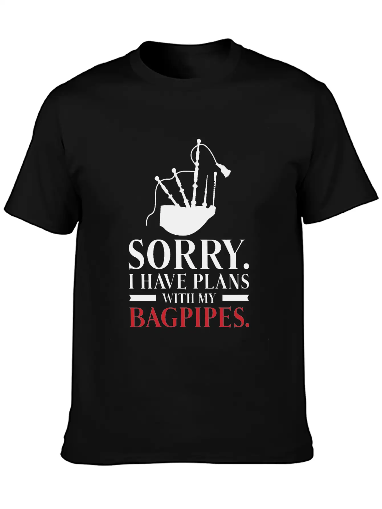 Bagpiper Bagpiping Bagpipes Scotsman Musician Timeless Short Sleeve Tee – Comfy And Minimalist Design