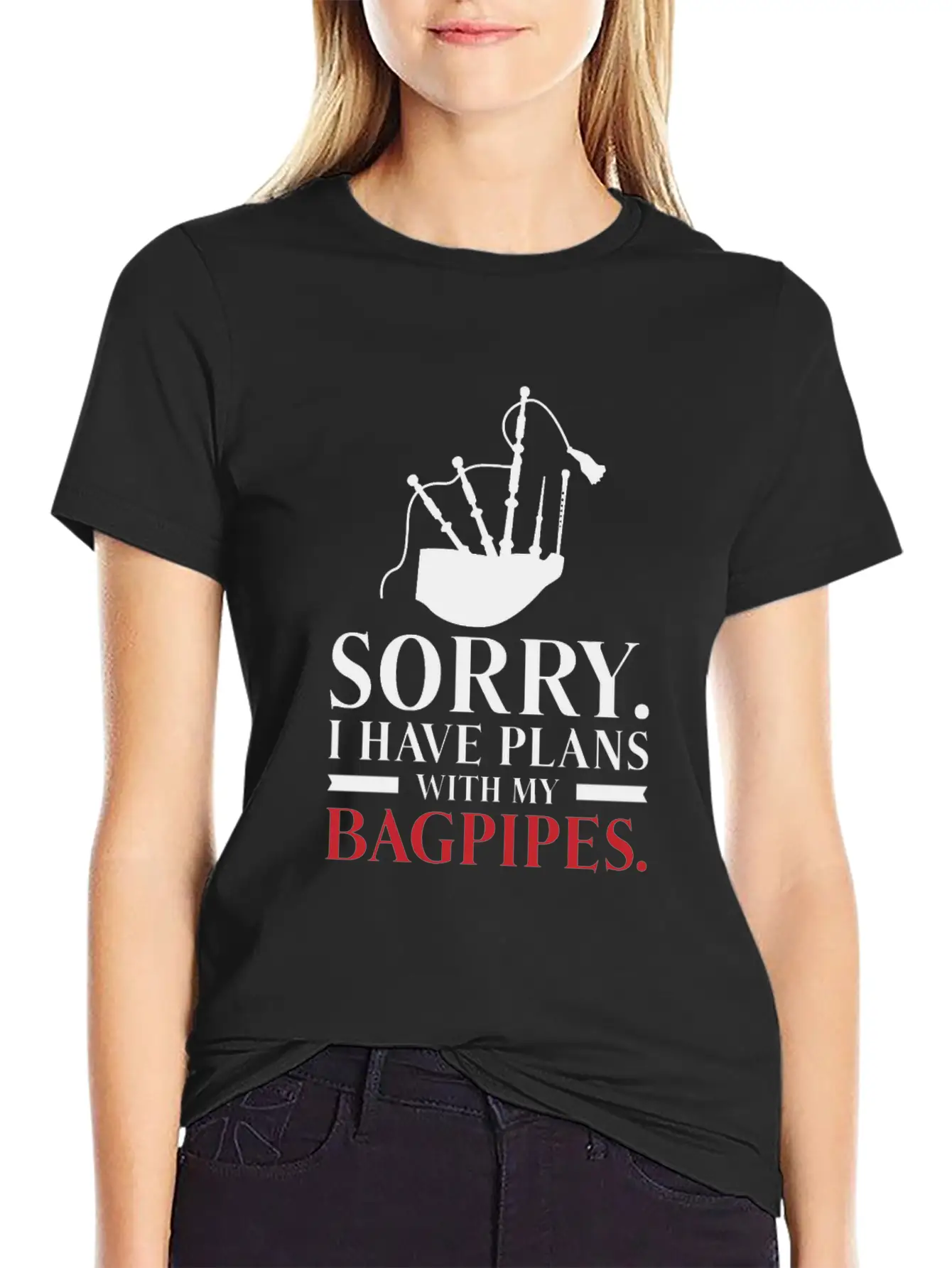 Bagpiper Bagpiping Bagpipes Scotsman Musician Timeless Short Sleeve Tee – Comfy And Minimalist Design