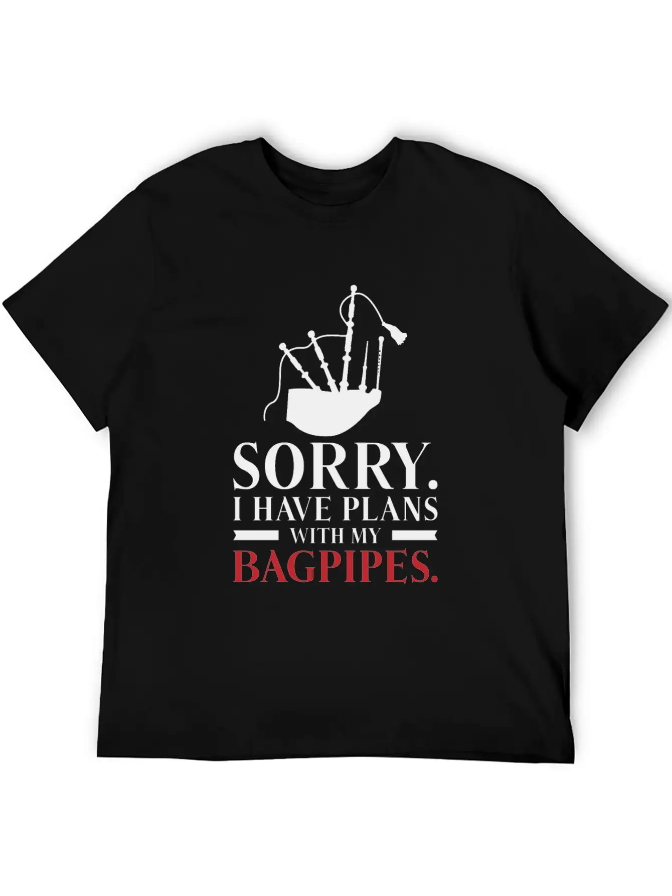 Bagpiper Bagpiping Bagpipes Scotsman Musician Timeless Short Sleeve Tee – Comfy And Minimalist Design