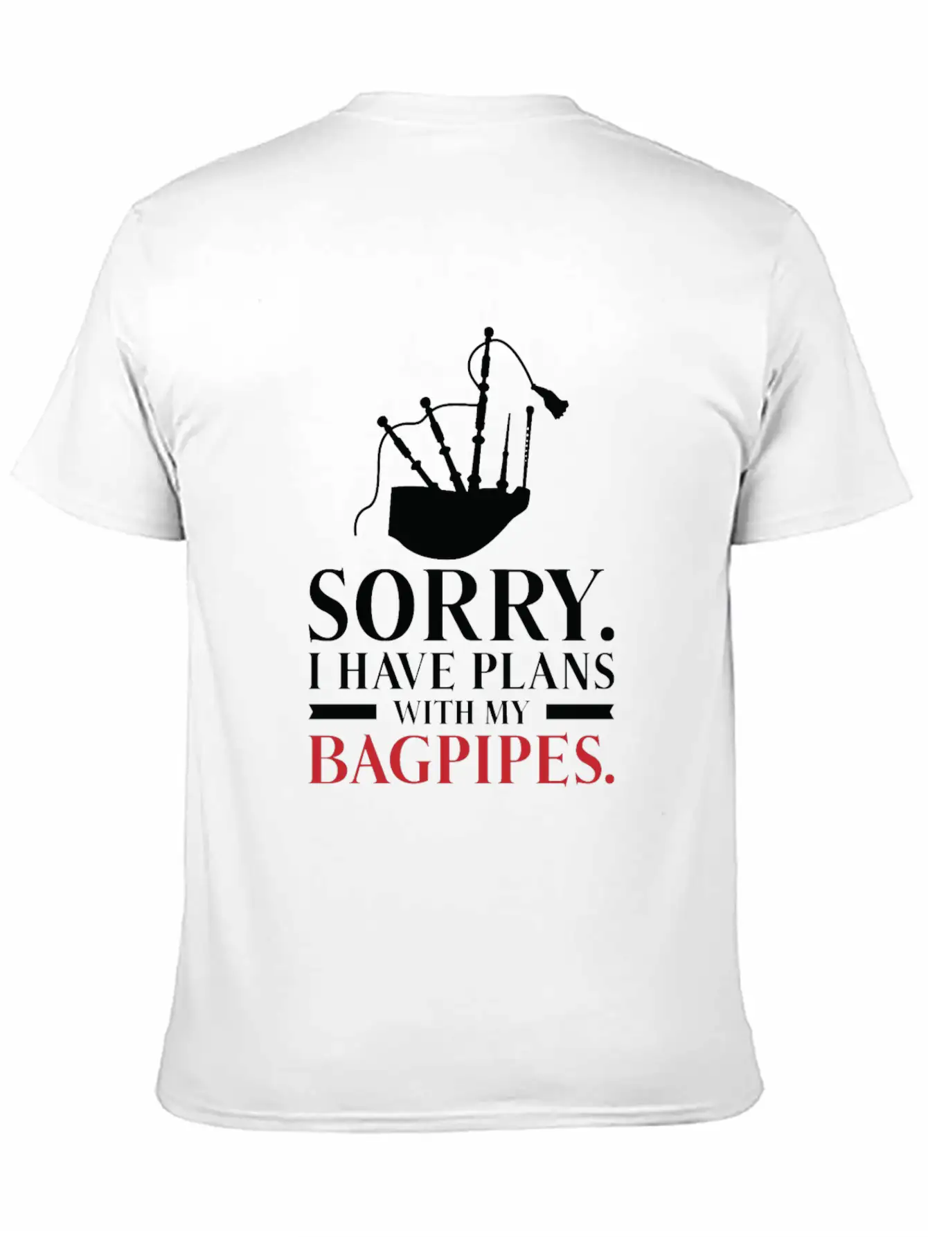 Bagpiper Bagpiping Bagpipes Scotsman Musician Timeless Short Sleeve Tee – Comfy And Minimalist Design