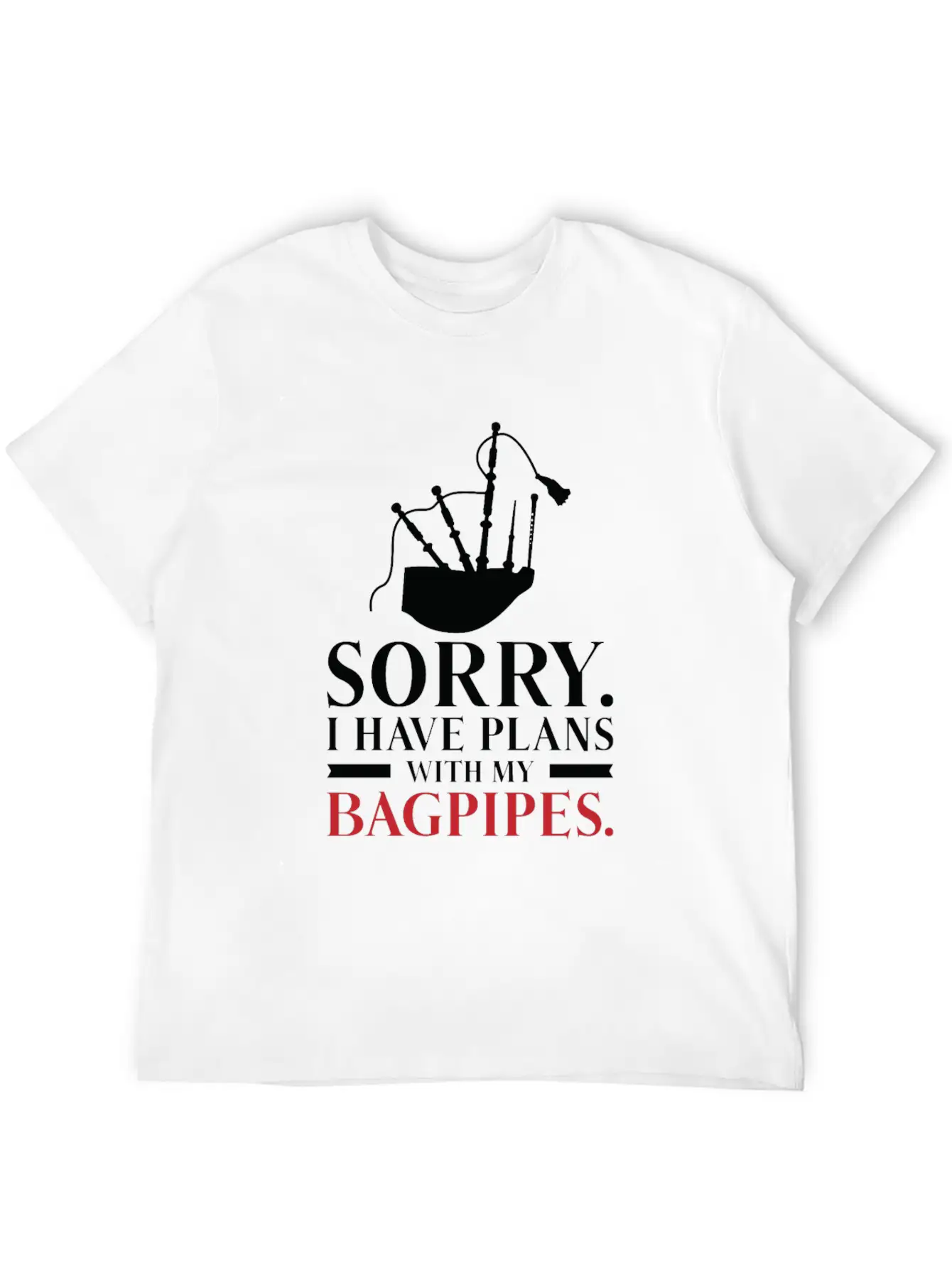 Bagpiper Bagpiping Bagpipes Scotsman Musician Timeless Short Sleeve Tee – Comfy And Minimalist Design