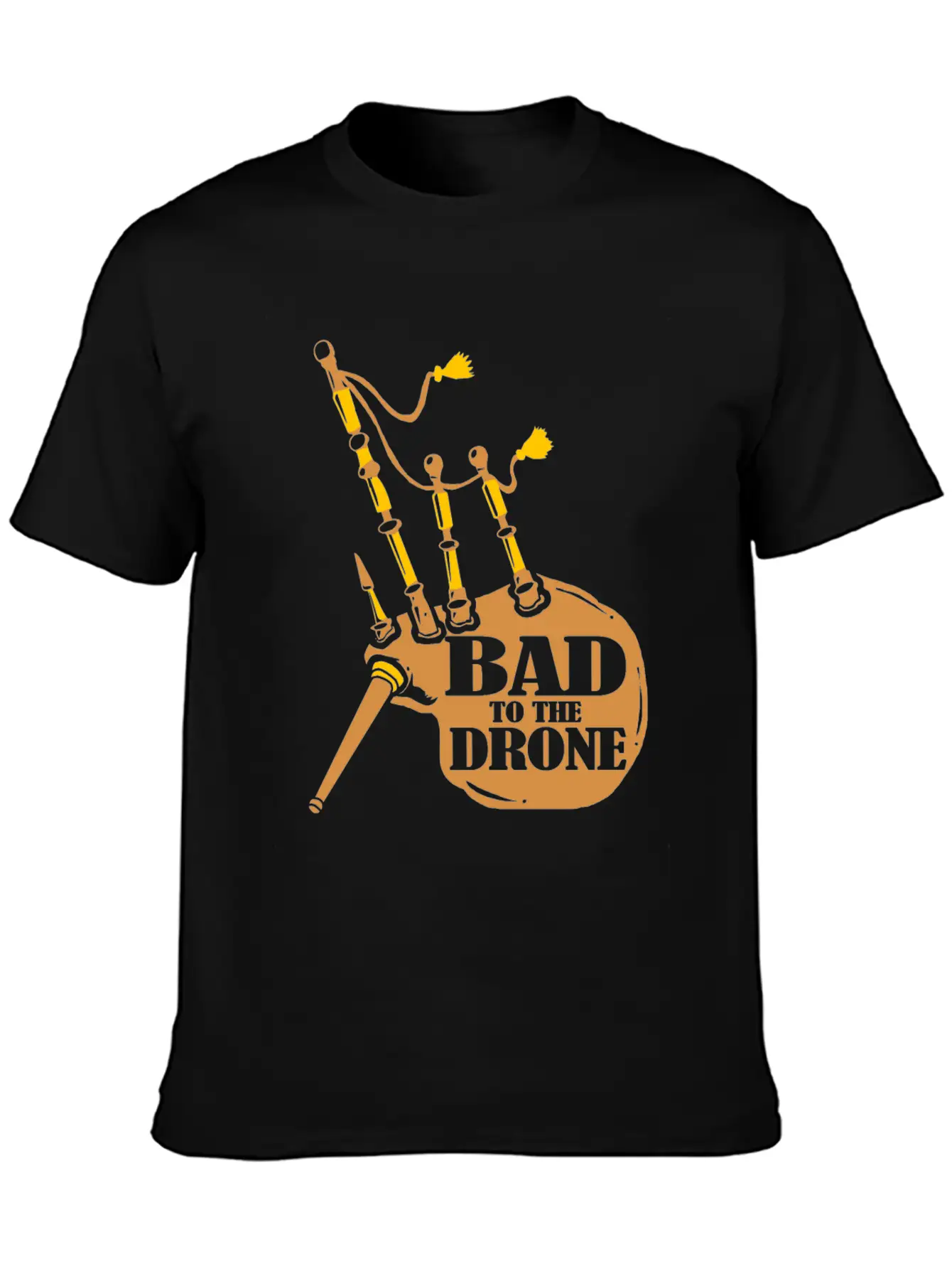 Bagpipes Instrument Bagpipe Scotland Folk Music Basic Graphic T-Shirt – Daily Comfort In Soft Cotton
