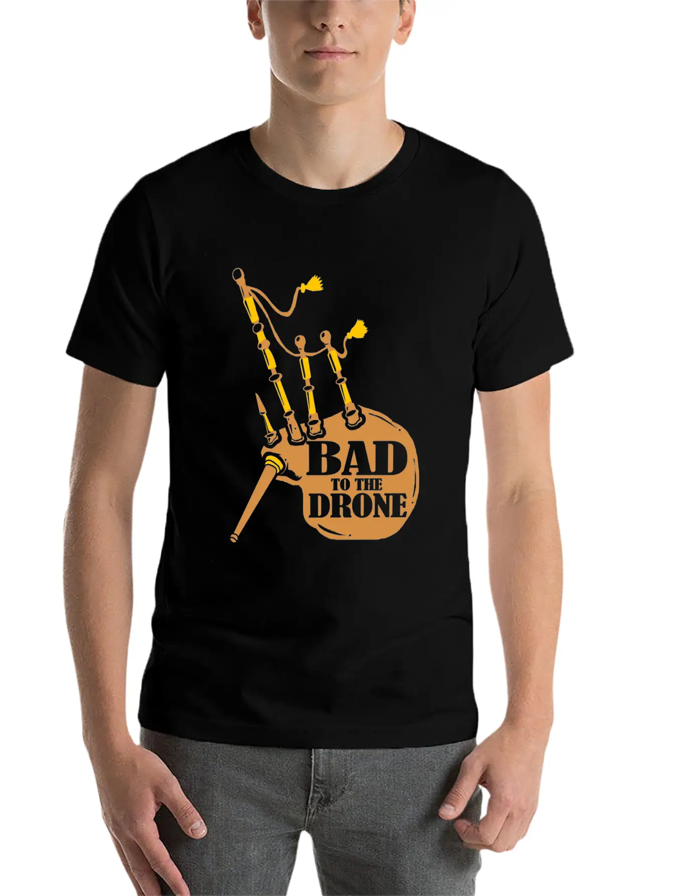 Bagpipes Instrument Bagpipe Scotland Folk Music Basic Graphic T-Shirt – Daily Comfort In Soft Cotton