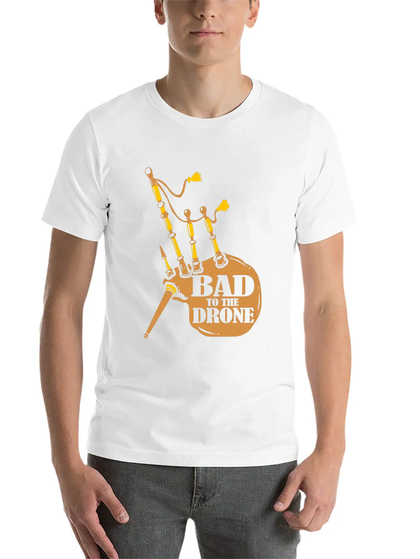 Bagpipes Instrument Bagpipe Scotland Folk Music Basic Graphic T-Shirt – Daily Comfort In Soft Cotton